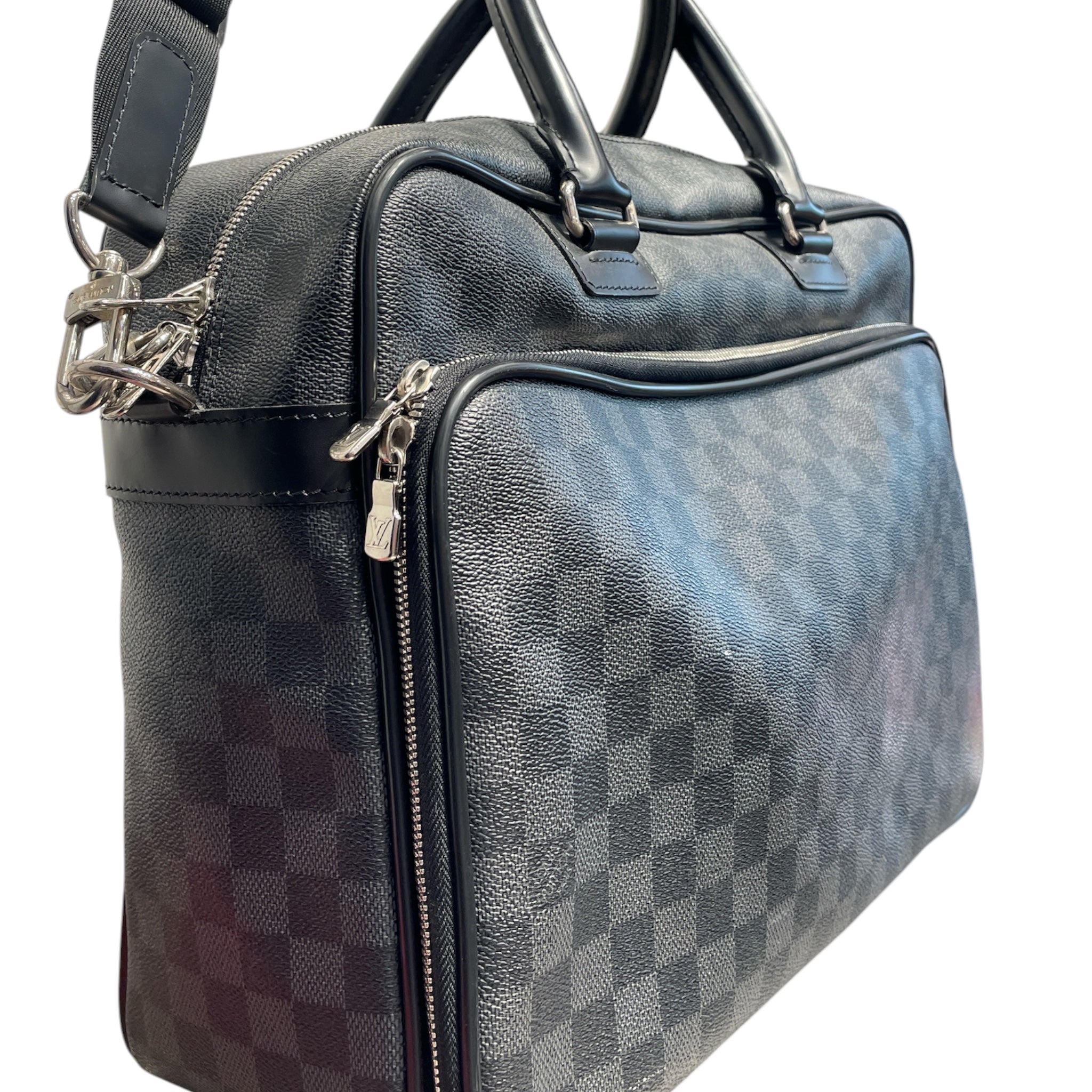LOUIS VUITTON/Bag/BLK/ DAIMER GRAPHITE BRIEFCASE BAG view 6