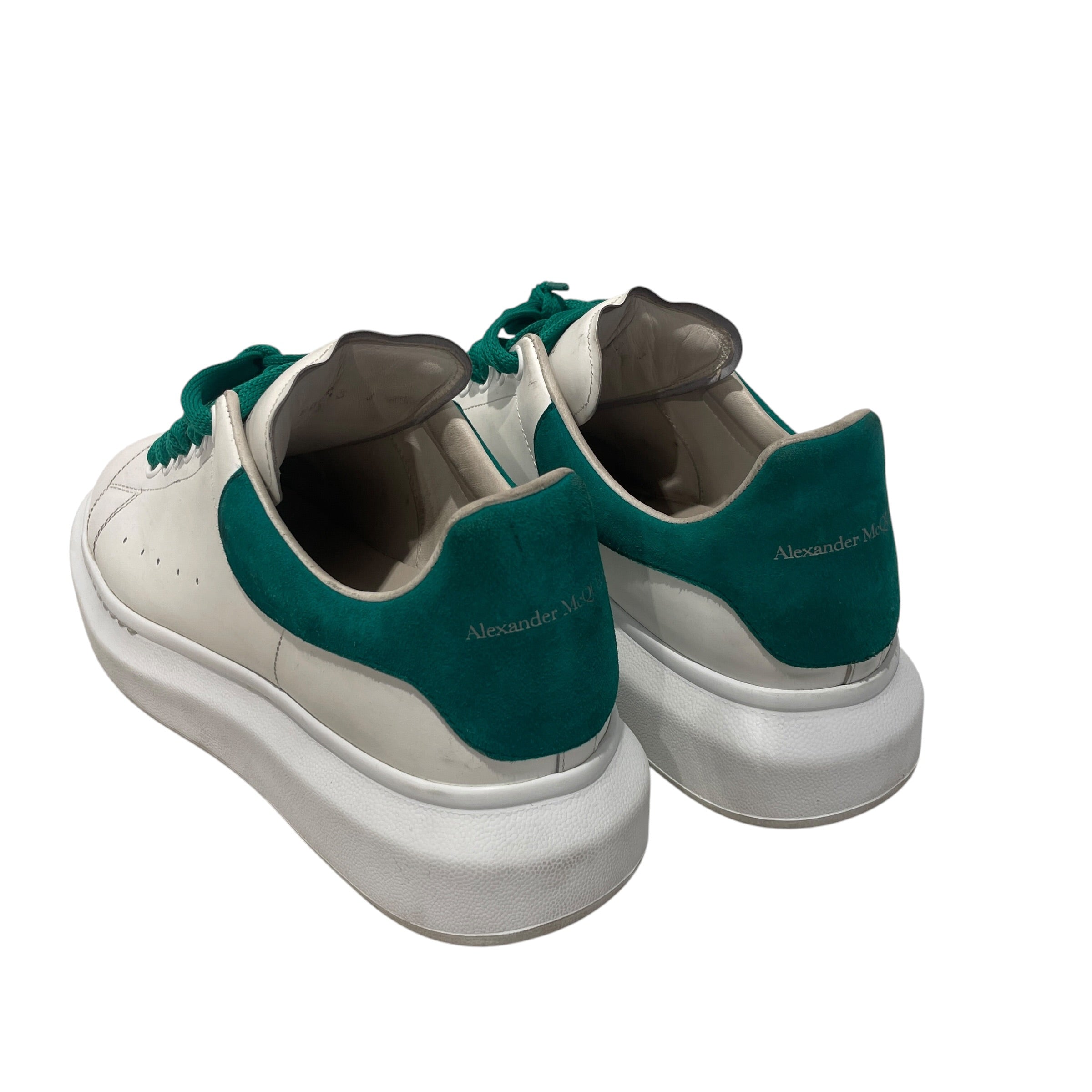 Alexander McQueen/Low-Sneakers/US 10/Leather/WHT/oversized sneaker view 2