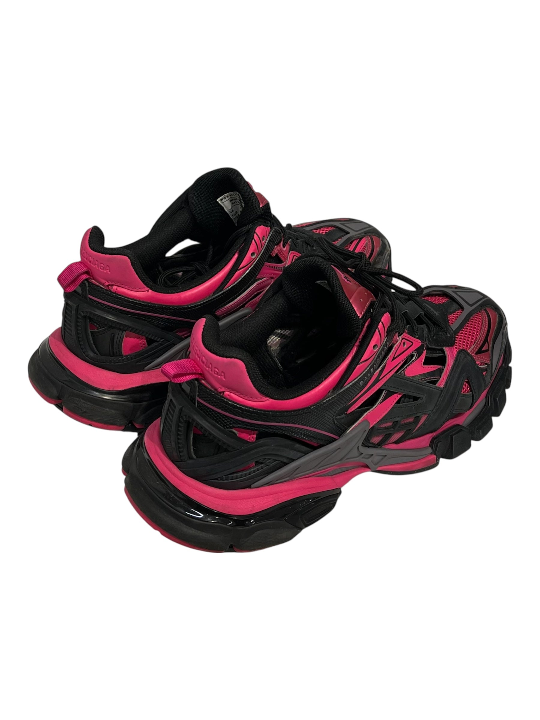 BALENCIAGA/Low-Sneakers/EU 43/Cotton/BLK/Track 2 Pink view 2