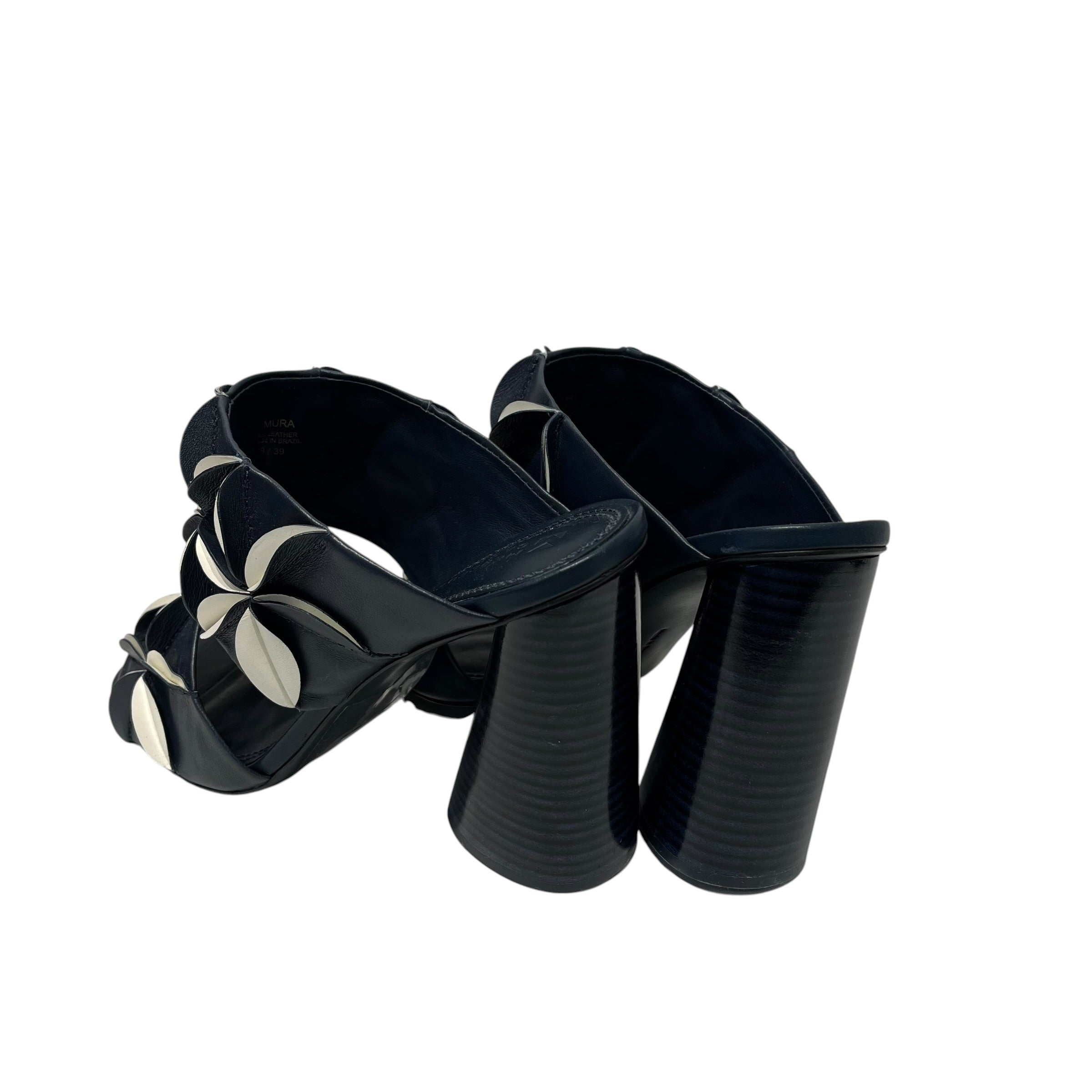 MERCEDES CASTILLO/Sandals/US 9/Leather/NVY/ORIGAMI view 2