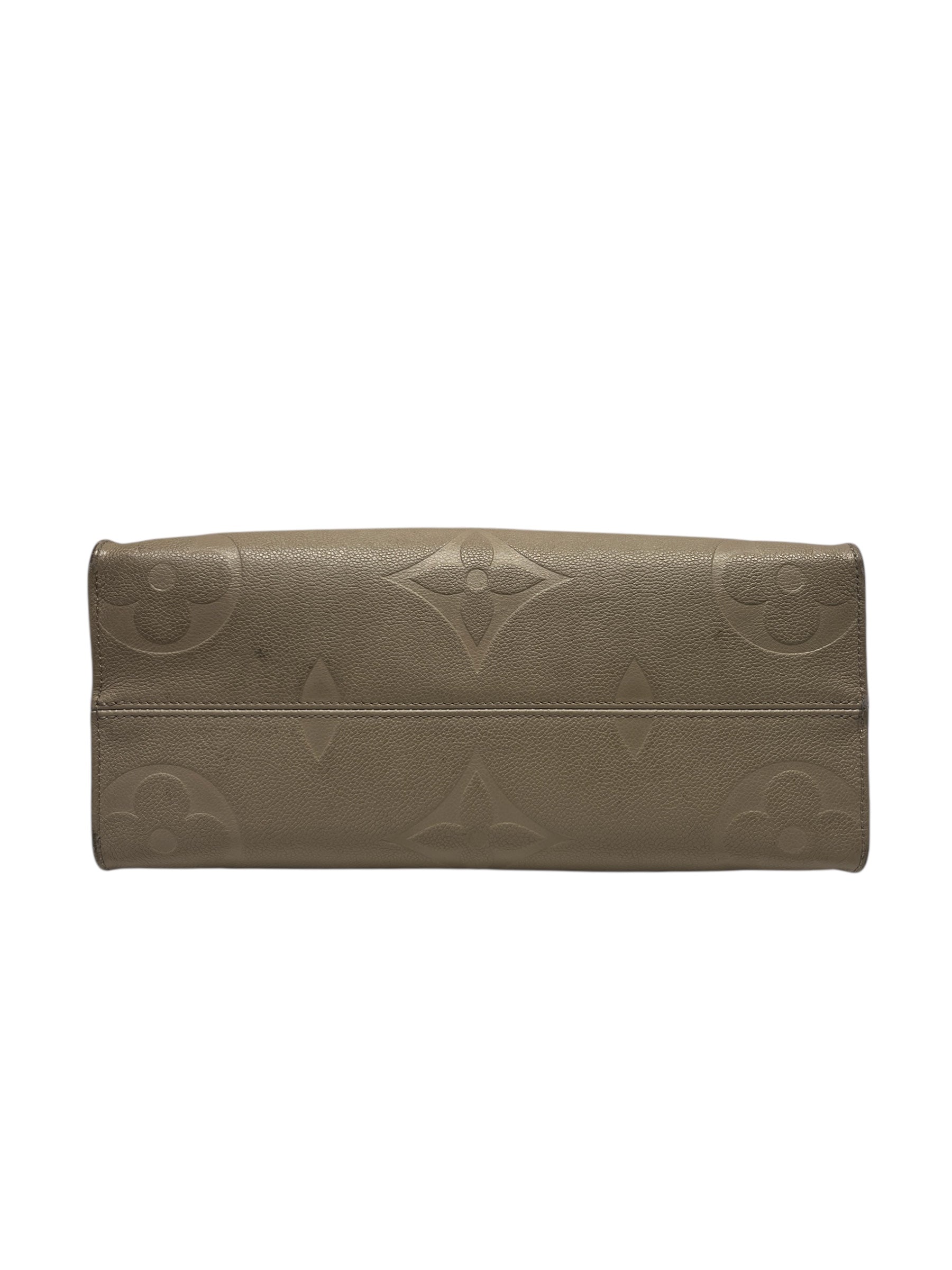 LOUIS VUITTON/Bag/Monogram/Leather/CRM/ONTHEGO MONOGRAM EMPREINTE view 4