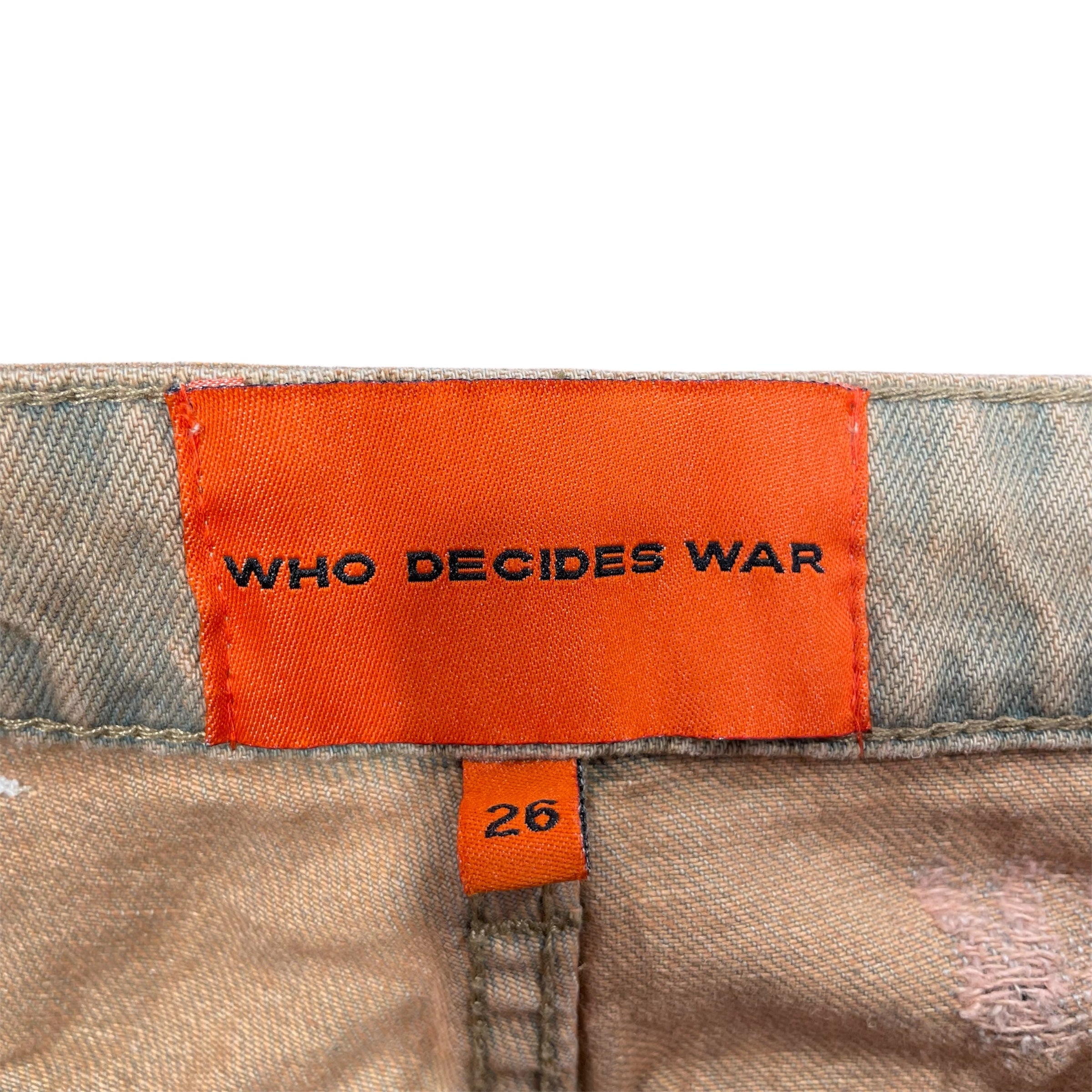WHO DECIDES WAR/Skinny Pants/26/Denim/BEG/DUST FUSION DENIM/MURAL view 4