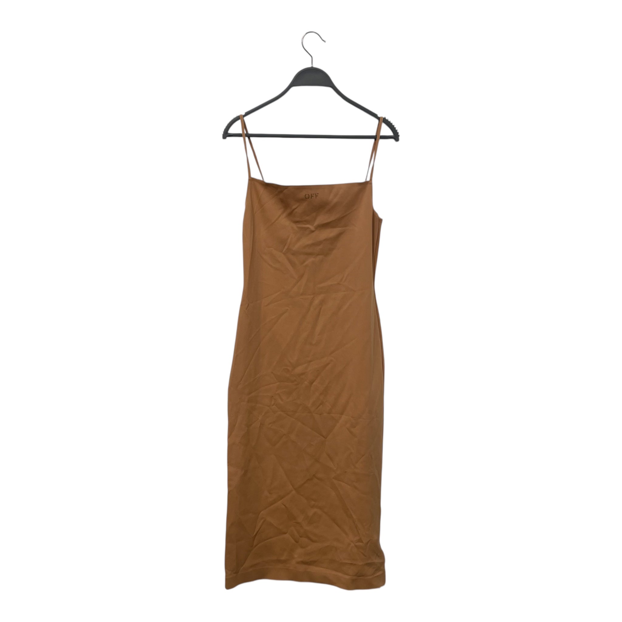 OFF-WHITE/Dress/42/BEG/Straight Neckline view 1