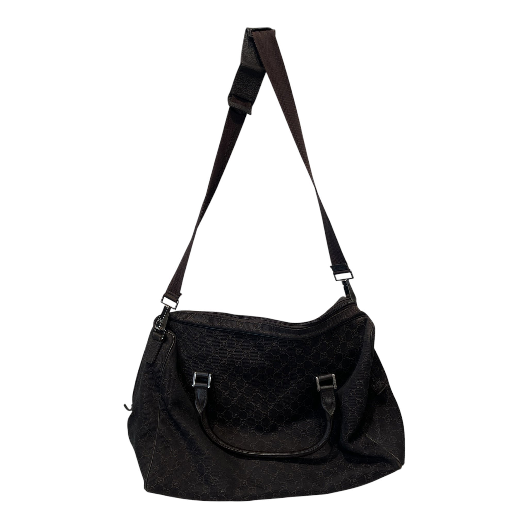 GUCCI/Bag/Monogram/Cotton/BRW/Monogram Duffle