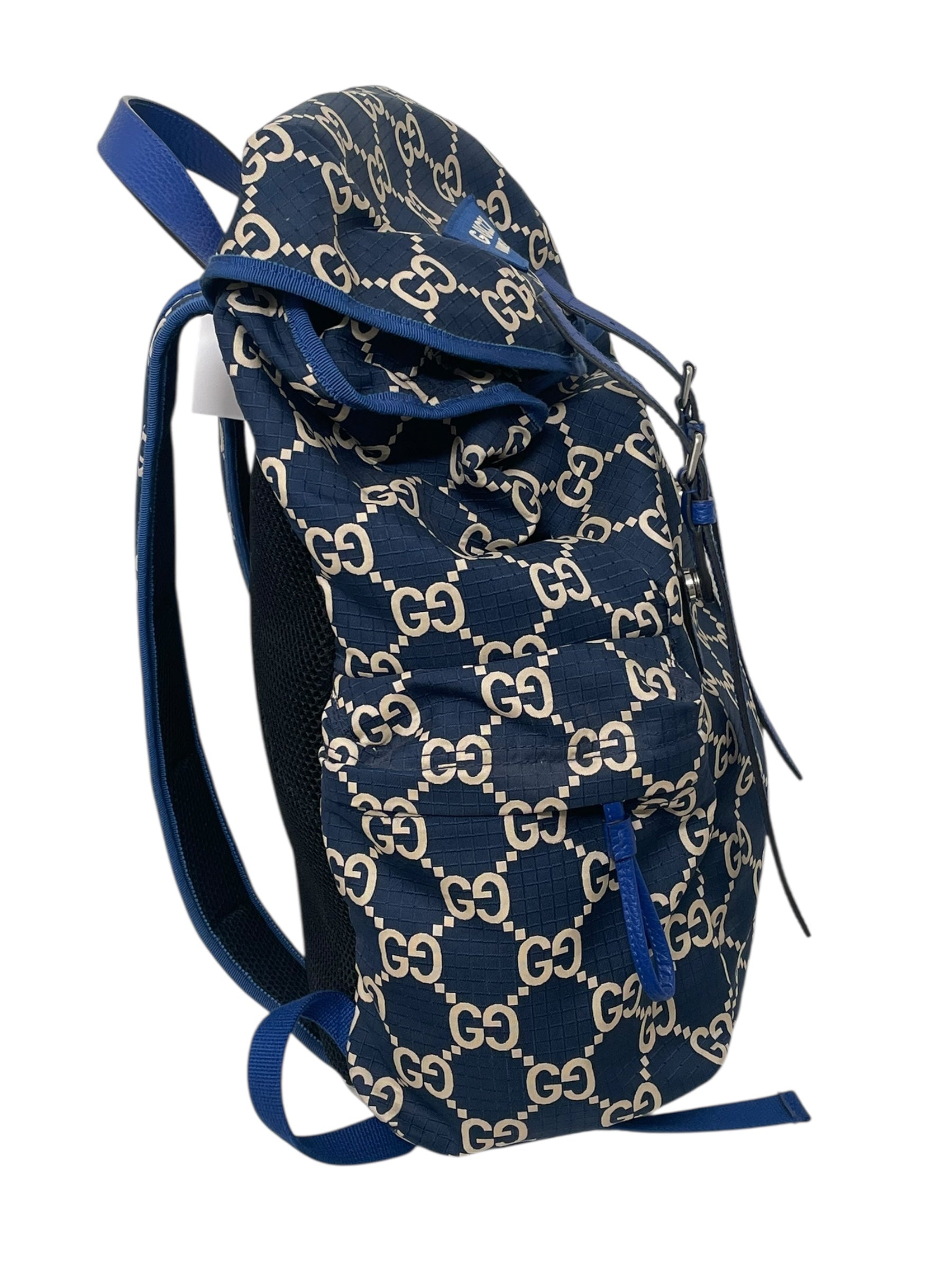 GUCCI/Backpack/Monogram/NVY/LARGE GG RIPSTOP view 4