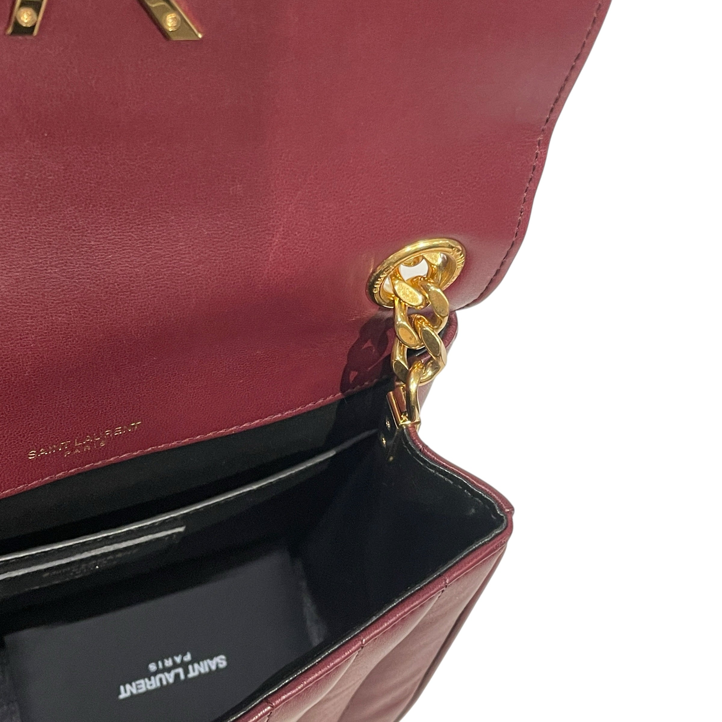 SAINT LAURENT/Cross Body Bag/Lambskin/BRD/VICKY QUILTED CHAIN CROSSBODY view 9