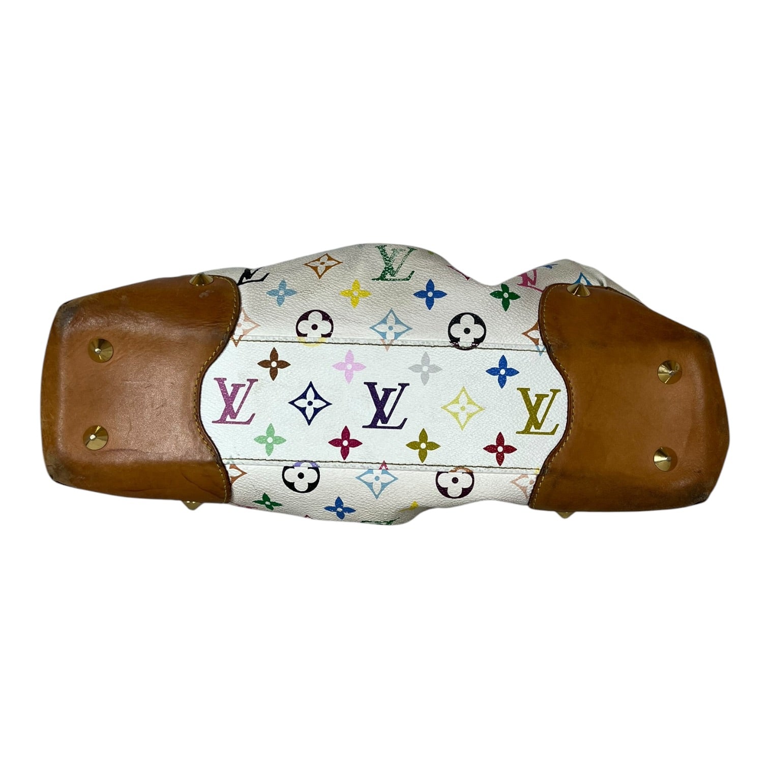LOUIS VUITTON/Hand Bag/Monogram/Leather/WHT/MURAKAMI JUDY view 5