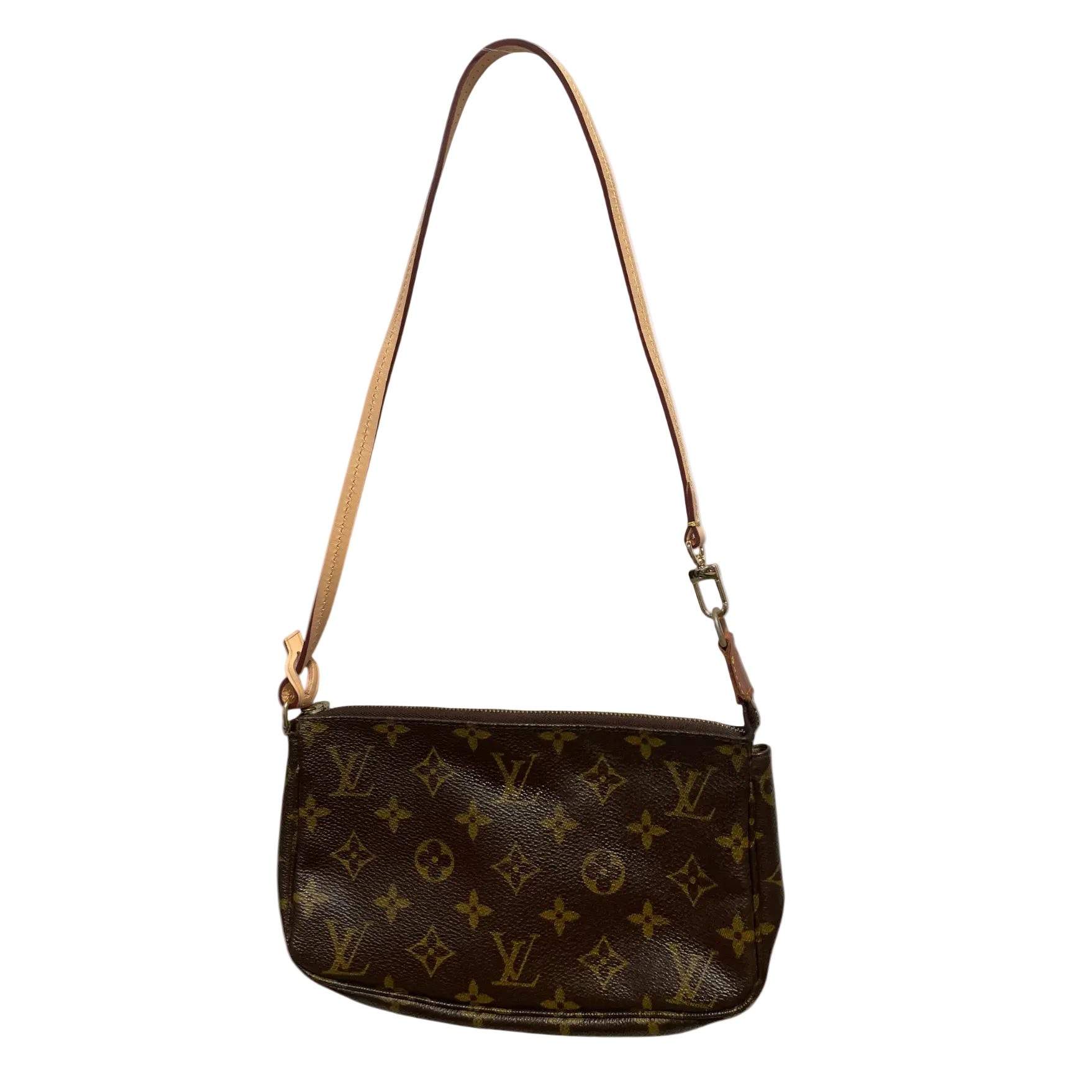LOUIS VUITTON/Clutch Bag/Monogram/Leather/BRW/POCHETTE view 1