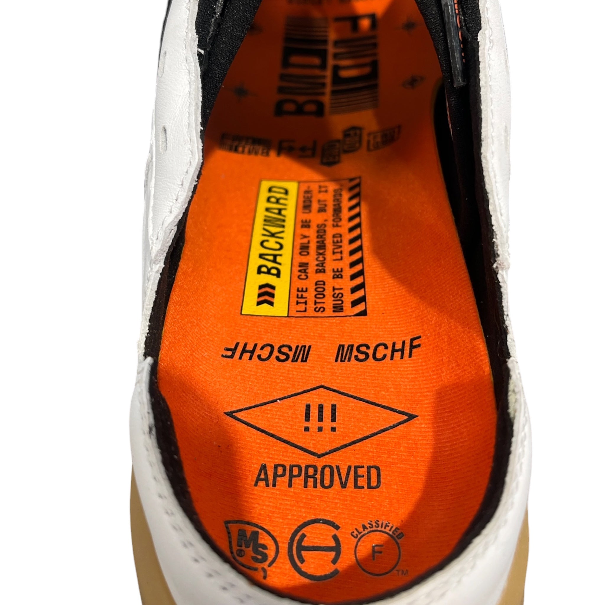 MSCHF/Sandals/US 9/WHT/Slip-on/BACKWARD FOWARD view 3