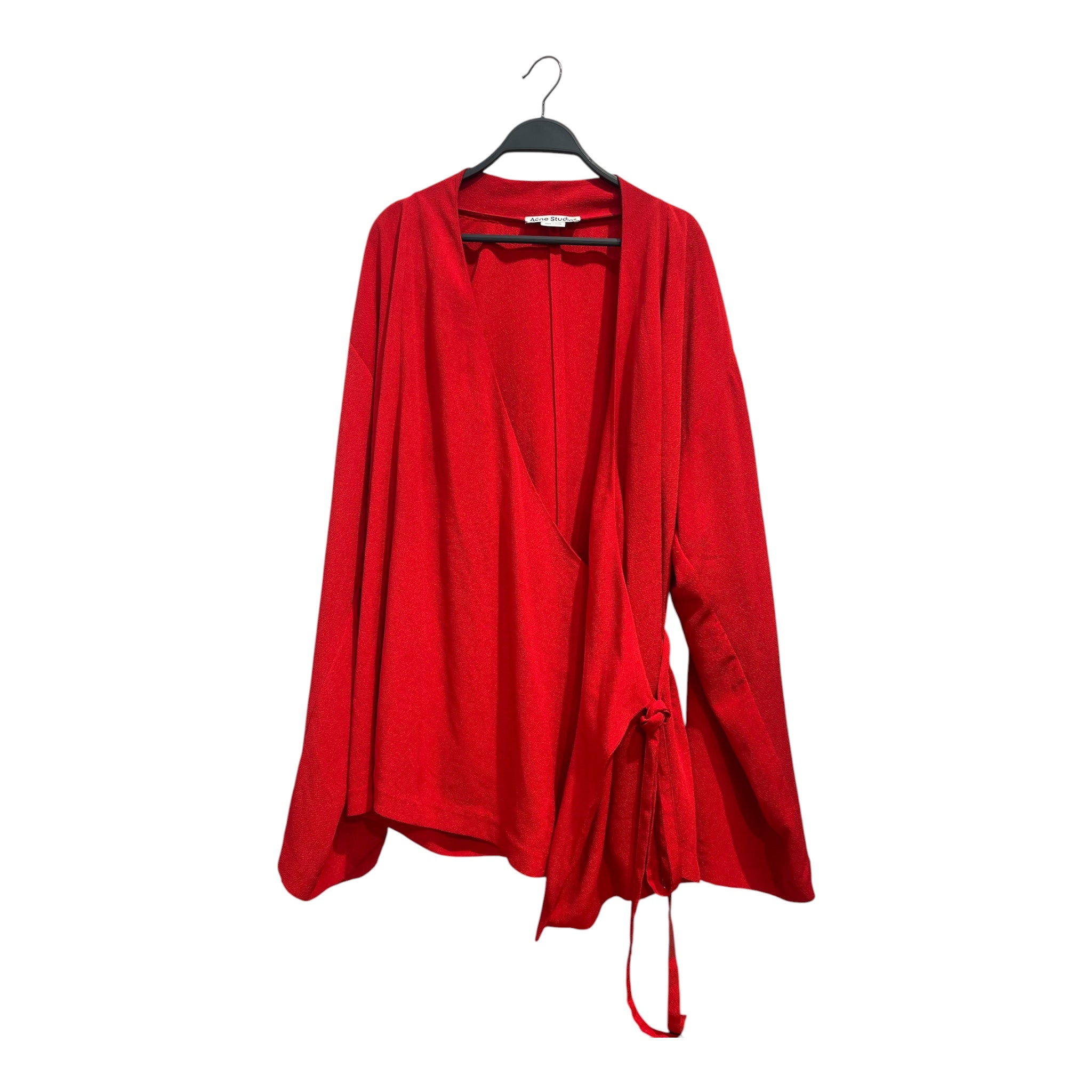 Acne Studios/Shirt/46/Polyester/RED/WRAP AROUND SHIRT BB0506 view 1