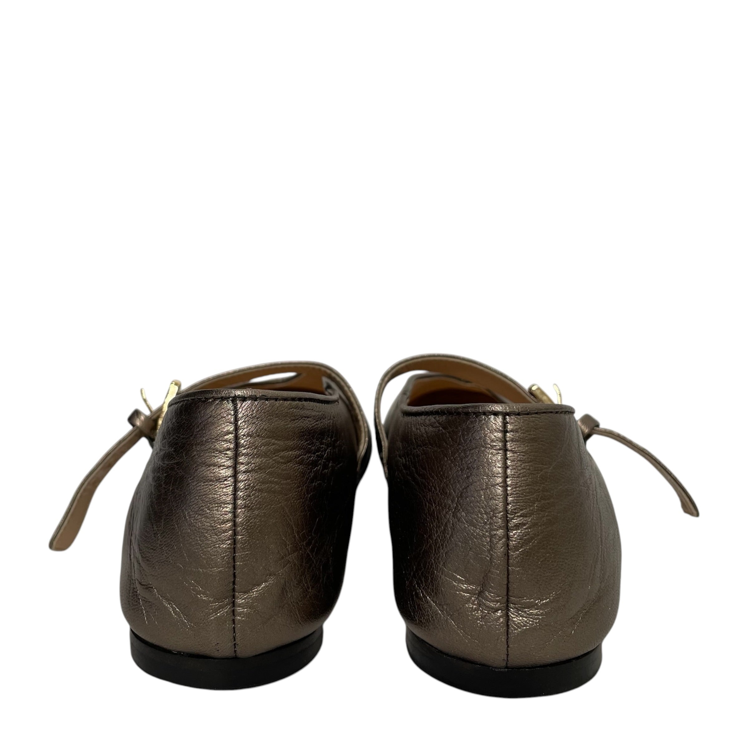 FABIO RUSCONI/Flat Shoes/EU 41/GLD/Mary Jane Flats view 5