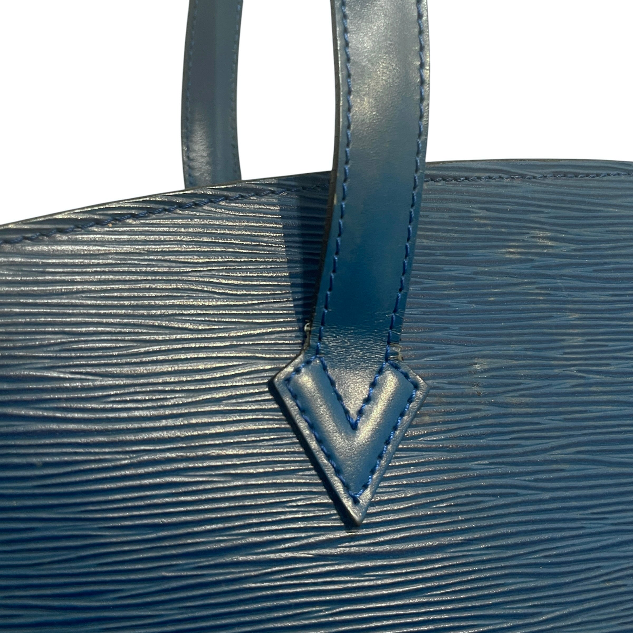 LOUIS VUITTON/Tote Bag/Leather/BLU/Saint Jacques Epi Tote view 6