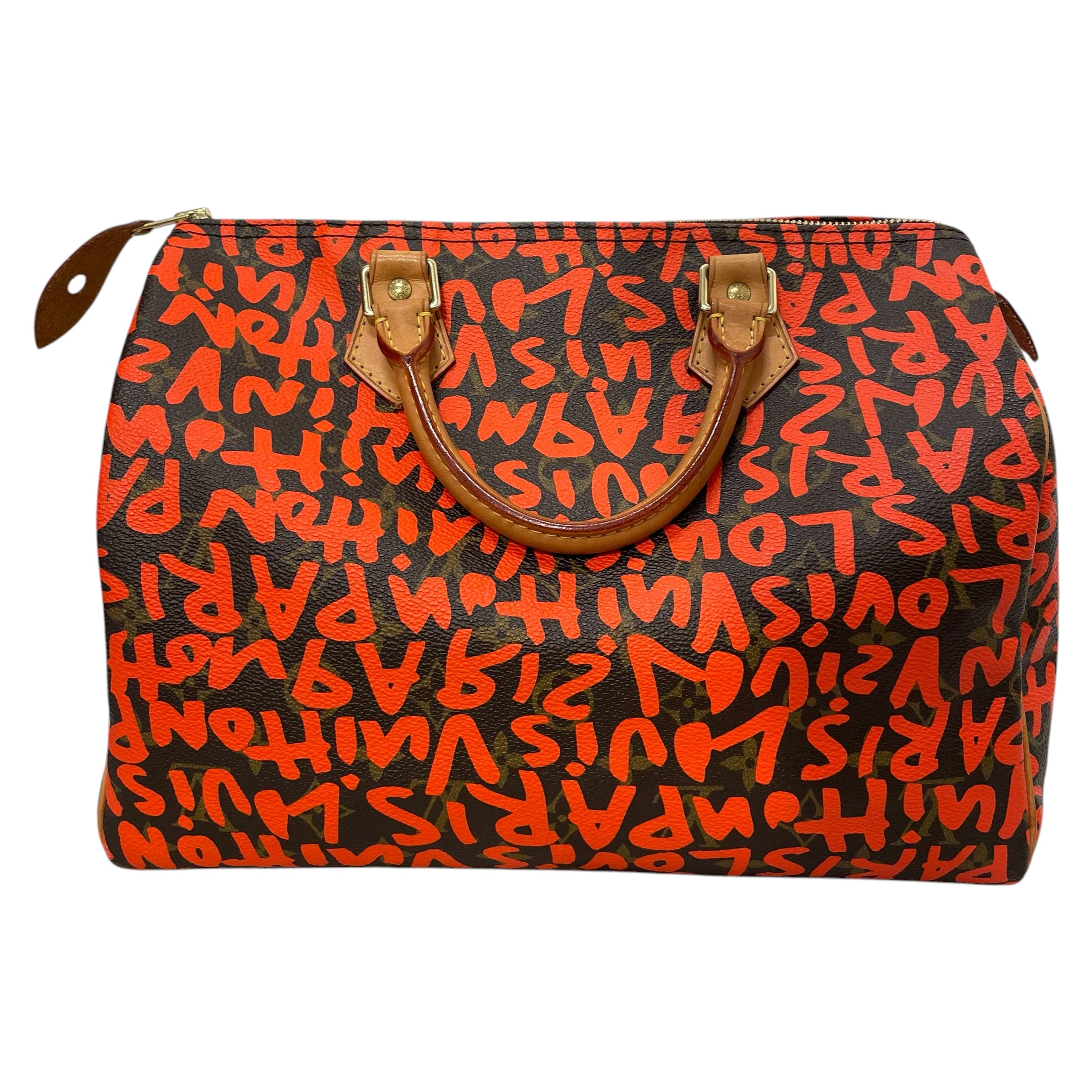 LOUIS VUITTON/Hand Bag/Monogram/Leather/ORN/stephen sprouse speedy 30 graf view 2
