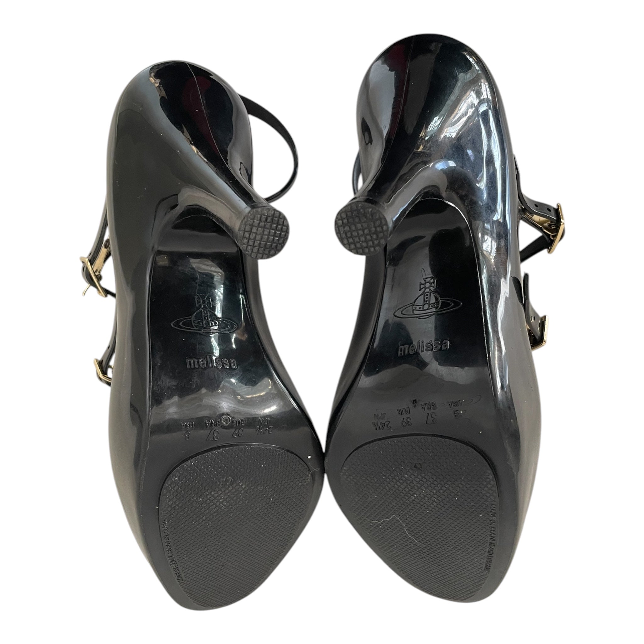 Vivienne Westwood/melissa/Heels/US 8/Polyester/BLK/FLORENCE BRIDGERTON view 4