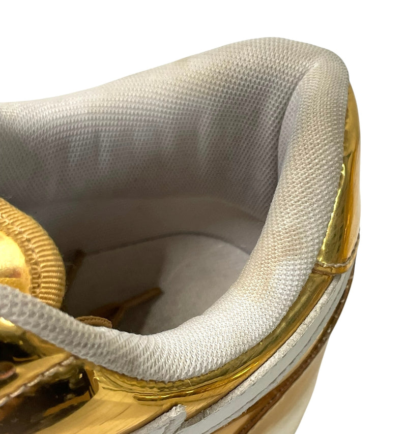 BAPE STA!/Hi-Sneakers/US 10/Leather/GLD/GOLD/WHT