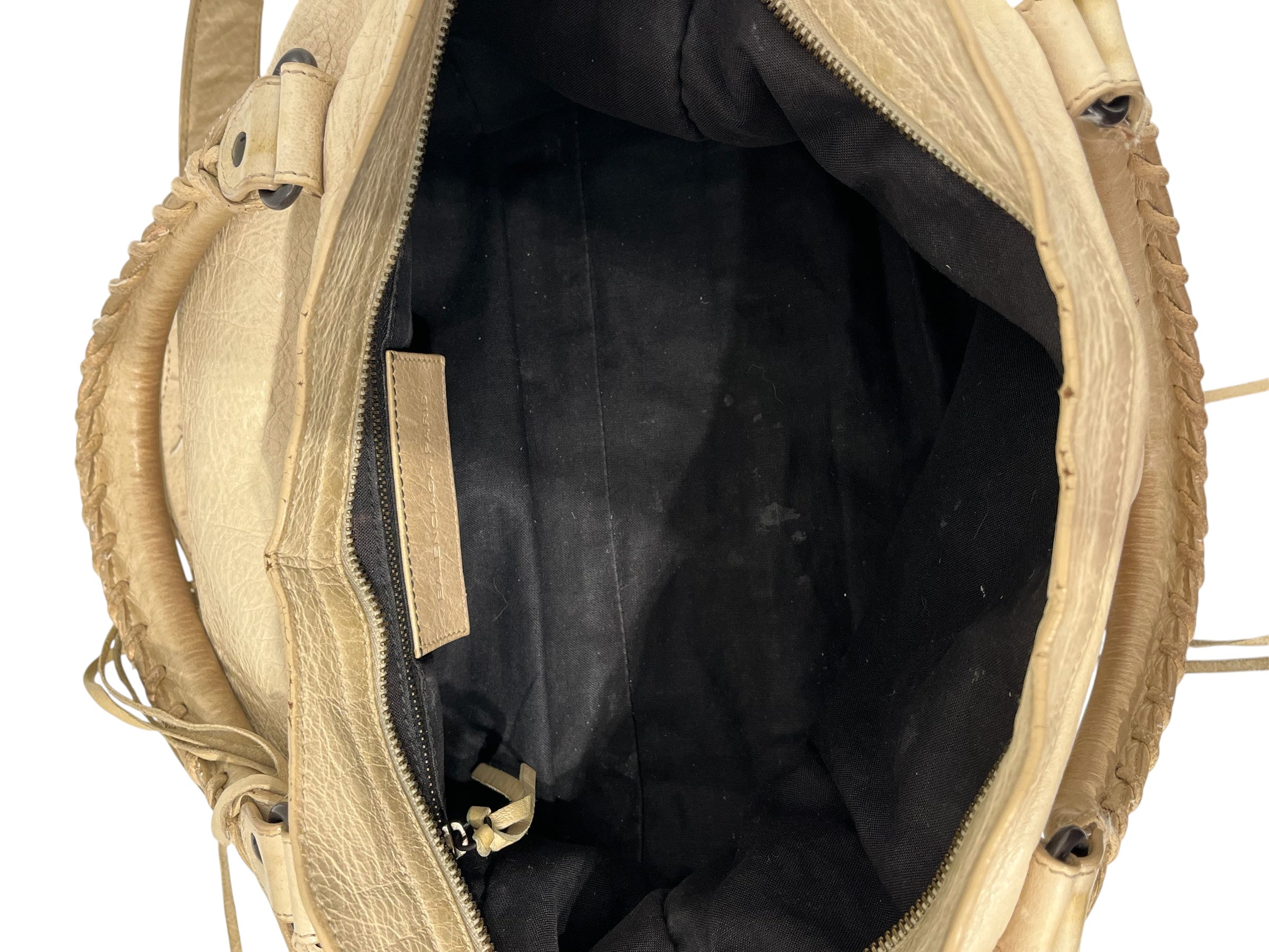 BALENCIAGA/Bag/Leather/CRM/MEDIUM LE CITY BAG CIRCLE SIDE view 6
