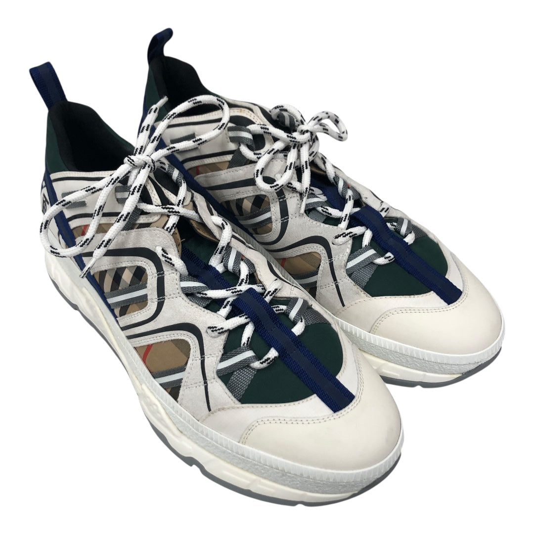 BURBERRY/Low-Sneakers/EU 45/Polyester/WHT/Union Low view 1
