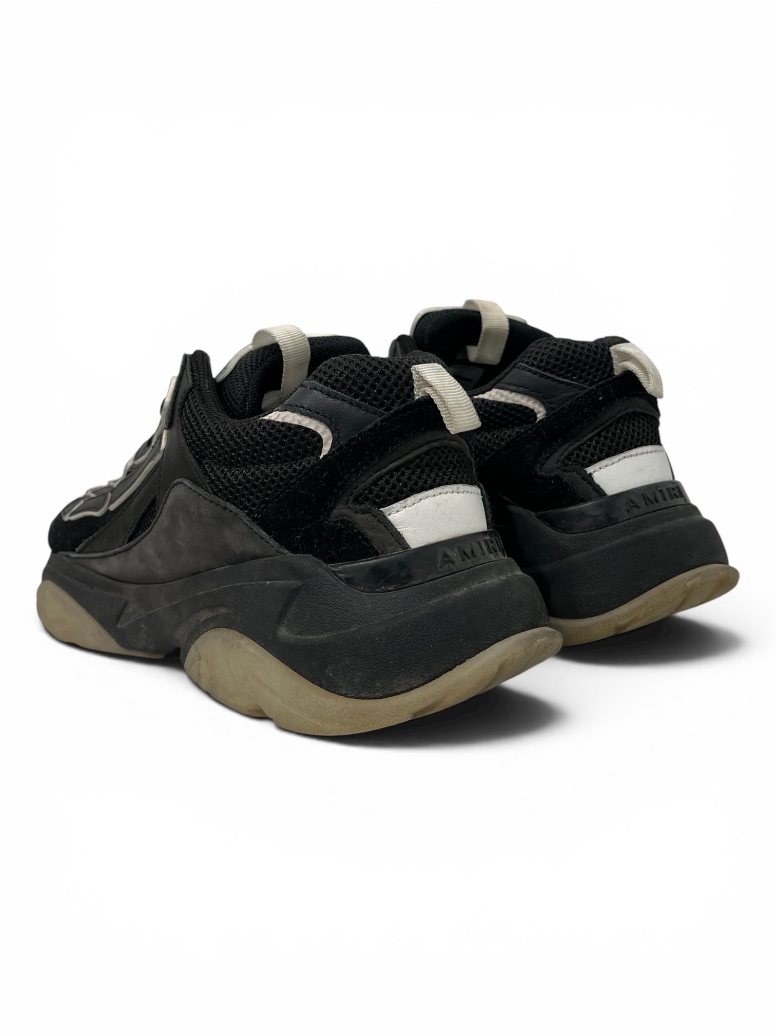 AMIRI/Low-Sneakers/EU 46/Suede/BLK/BONE RUNNERS BLK view 2