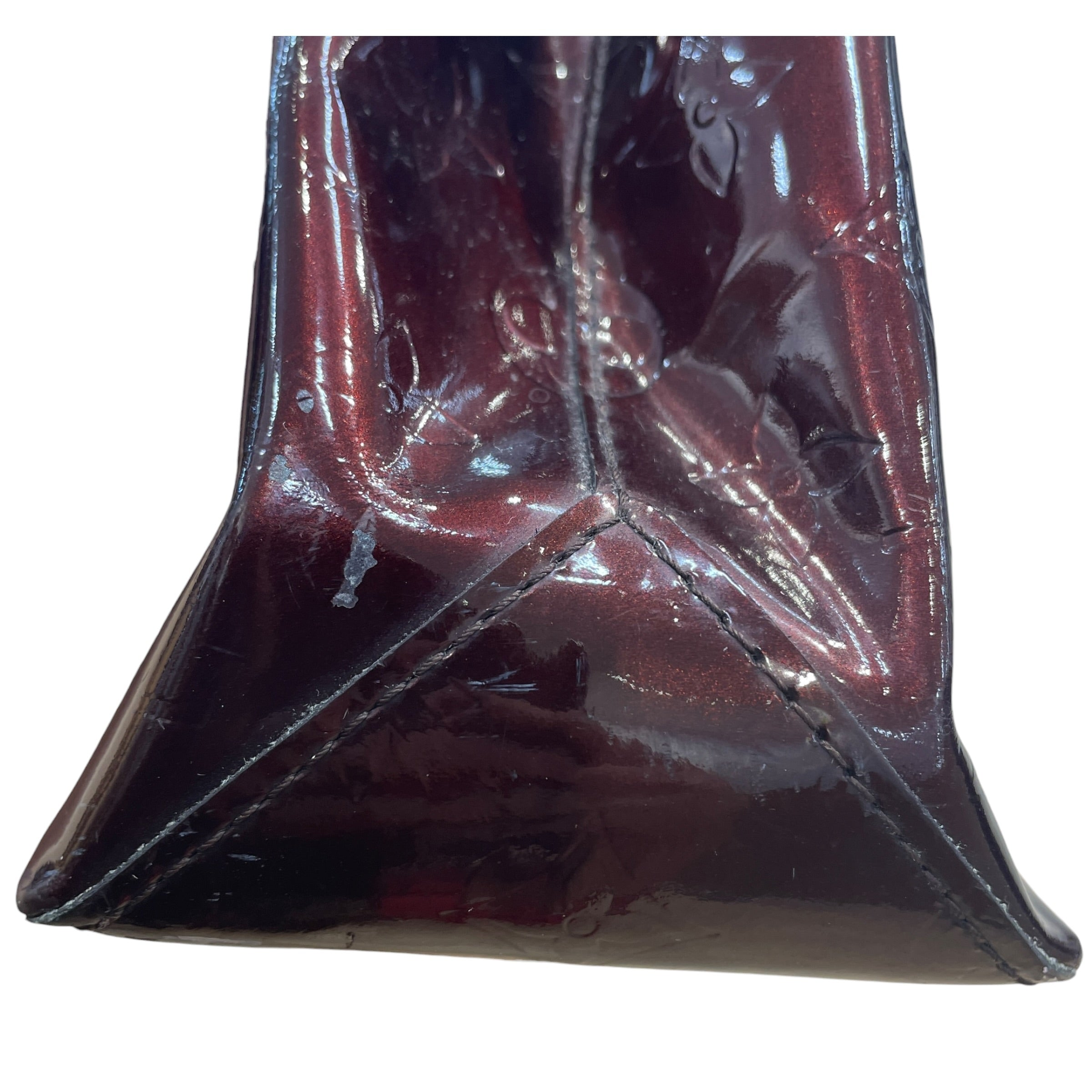 LOUIS VUITTON/Hand Bag/Monogram/Leather/BRD/MI1077 Patent Leather view 8