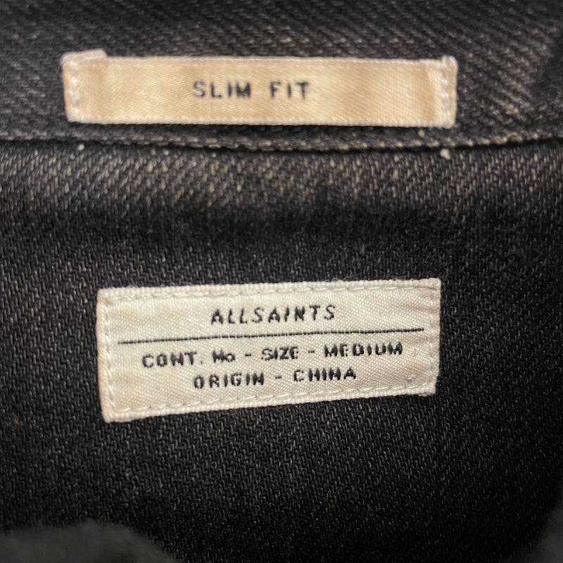 ALLSAINTS/LS Shirt/M/Denim/BLK/