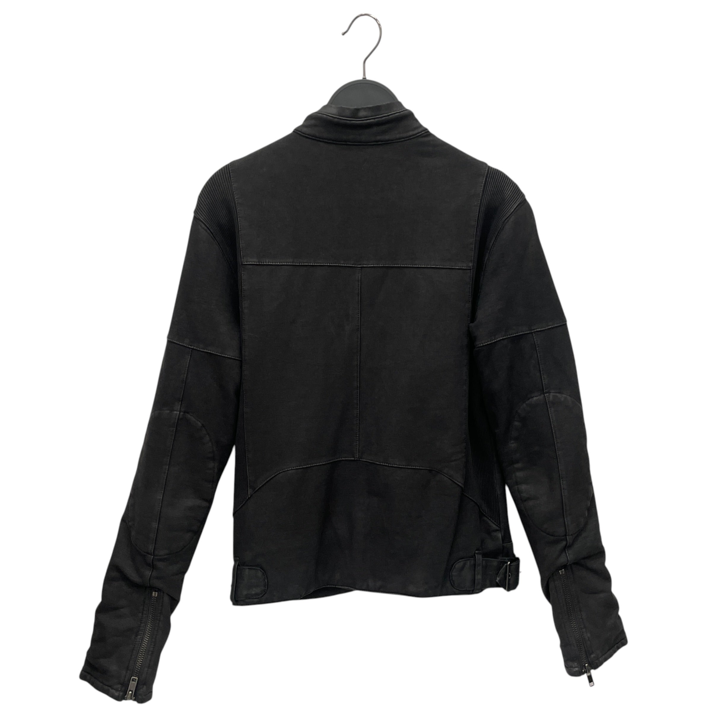 POLO RALPH LAUREN/Riders Jkt (S)/M/Cotton/BLK/WAXED MOTO JACKET view 2
