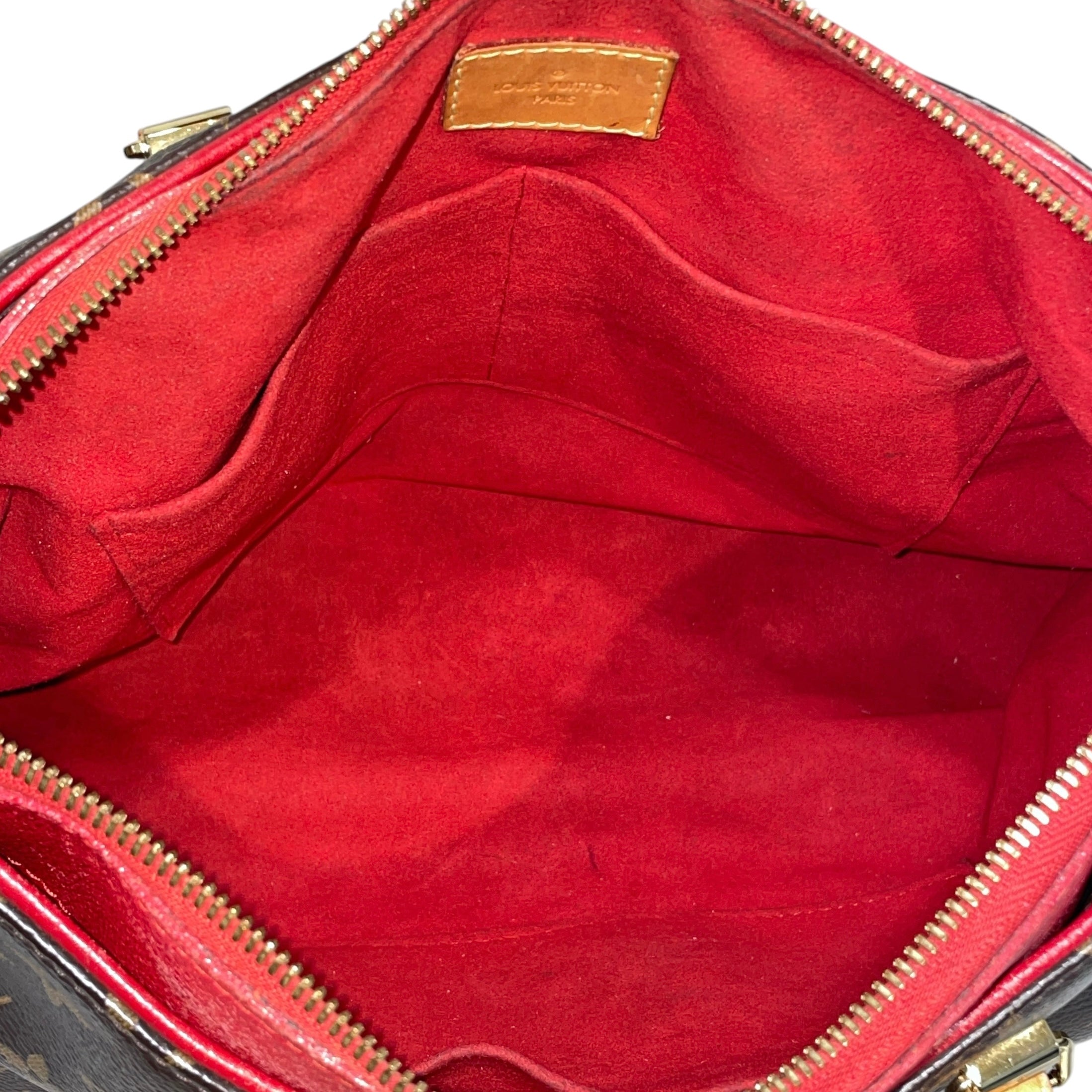 LOUIS VUITTON/Hand Bag/Monogram/Leather/BRW/Monogram Pallas MM 2 waybag view 4