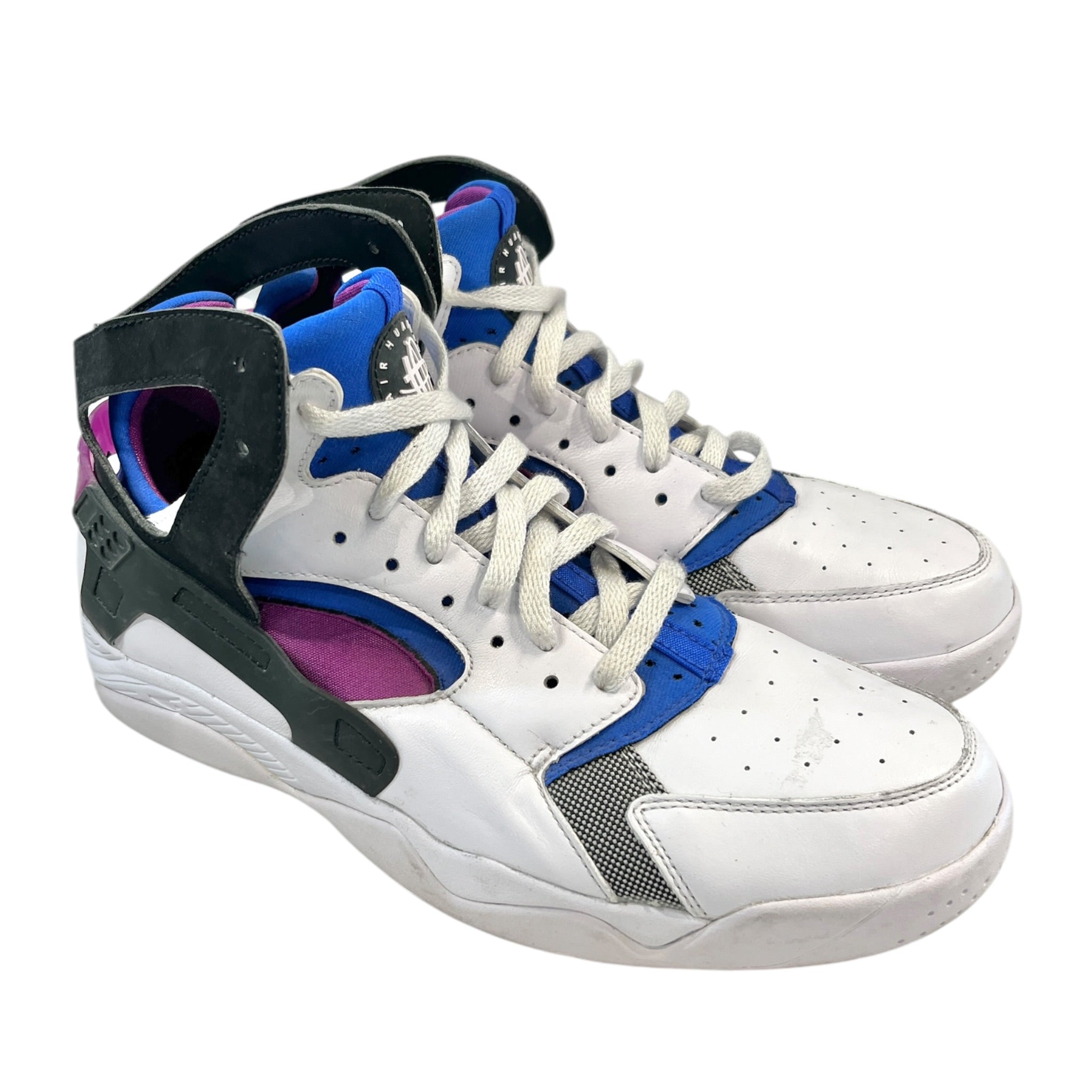 NIKE/Hi-Sneakers/US 11.5/Border/Leather/MLT/OG Varsity Purple and Royal Bl view 2