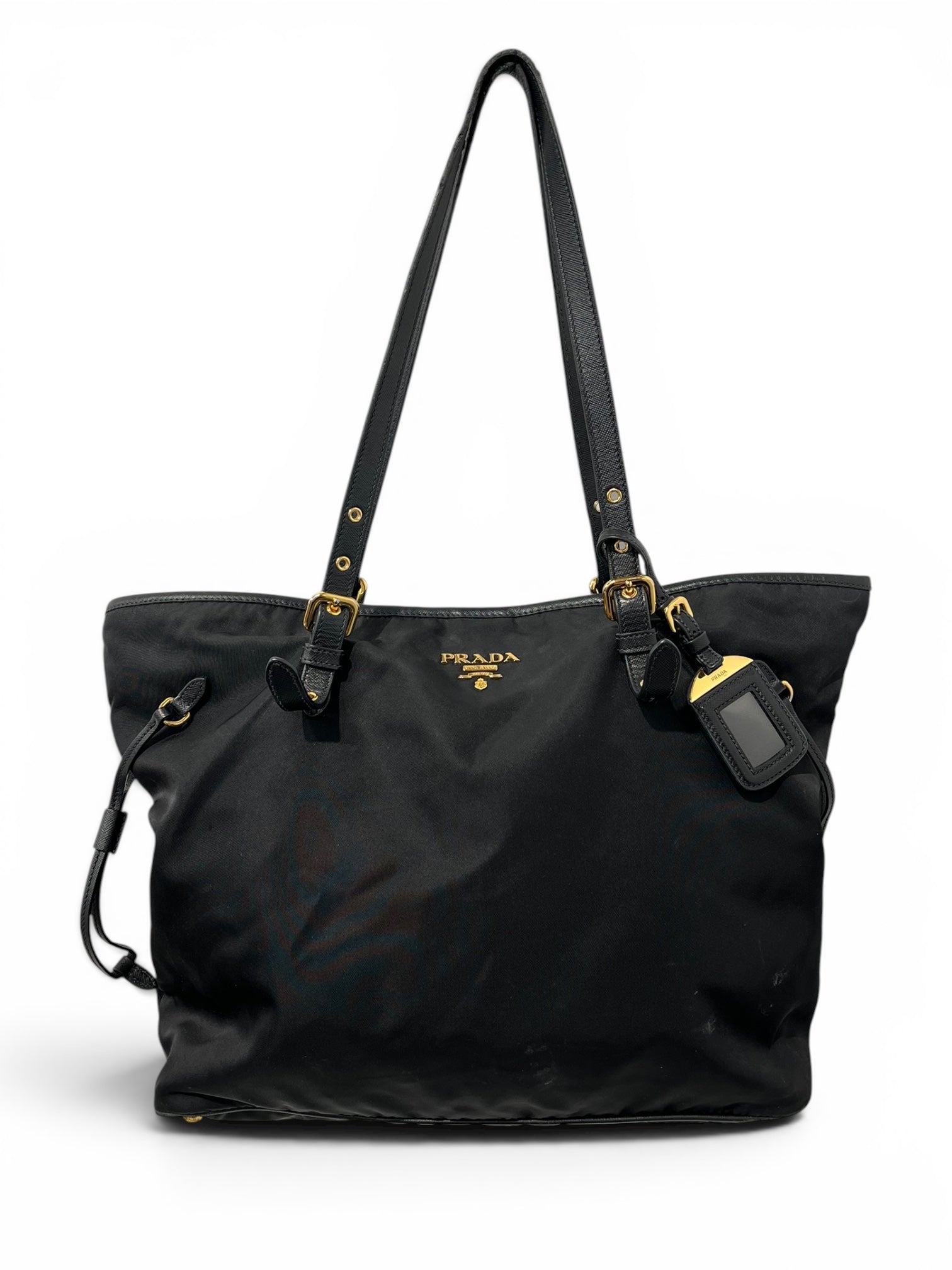 PRADA/Hand Bag/Nylon/BLK/NYLON TOTE FACTORY 165 view 1