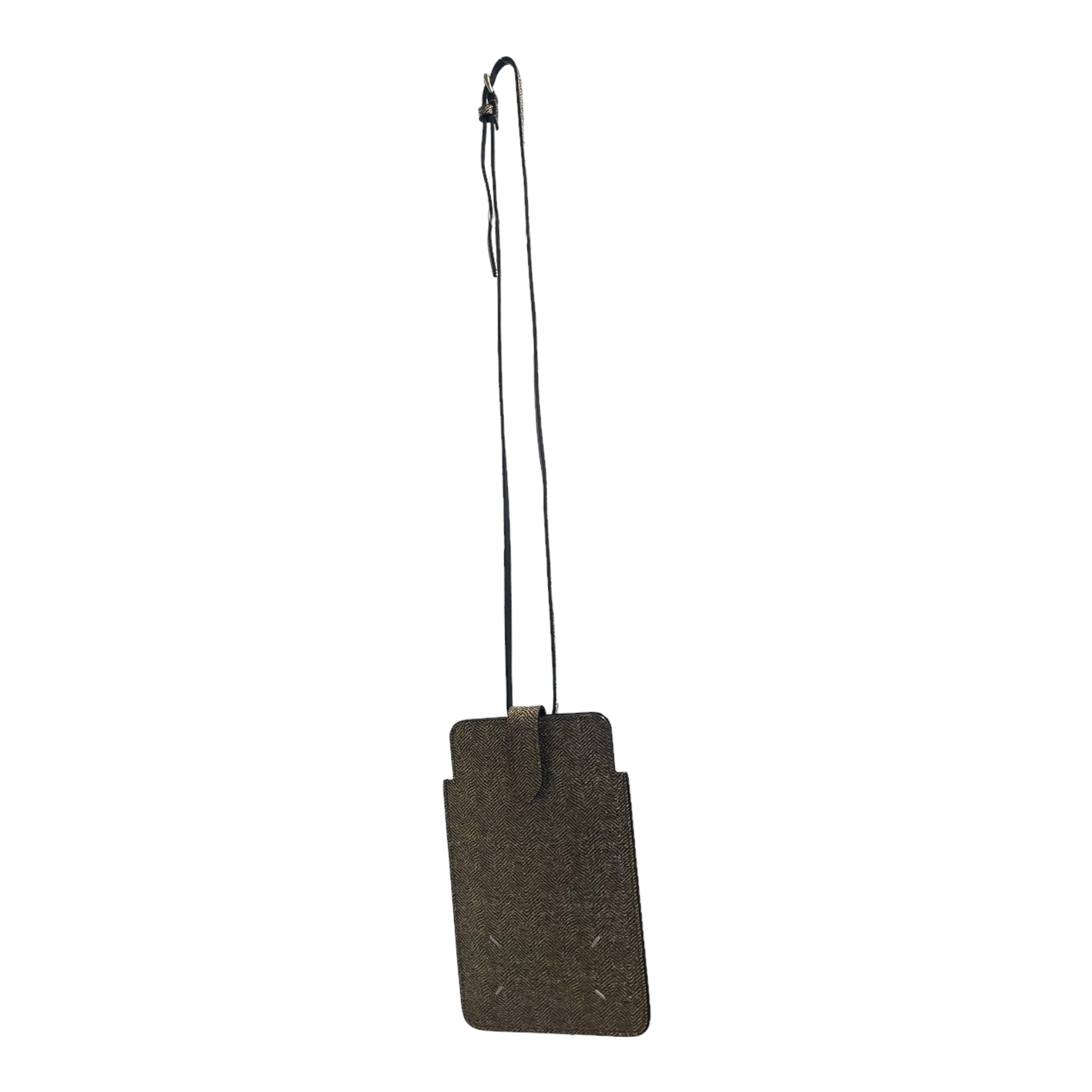 Maison Martin Margiela/OS/Glitter/Leather/GLD/PHONE HOLDER view 3