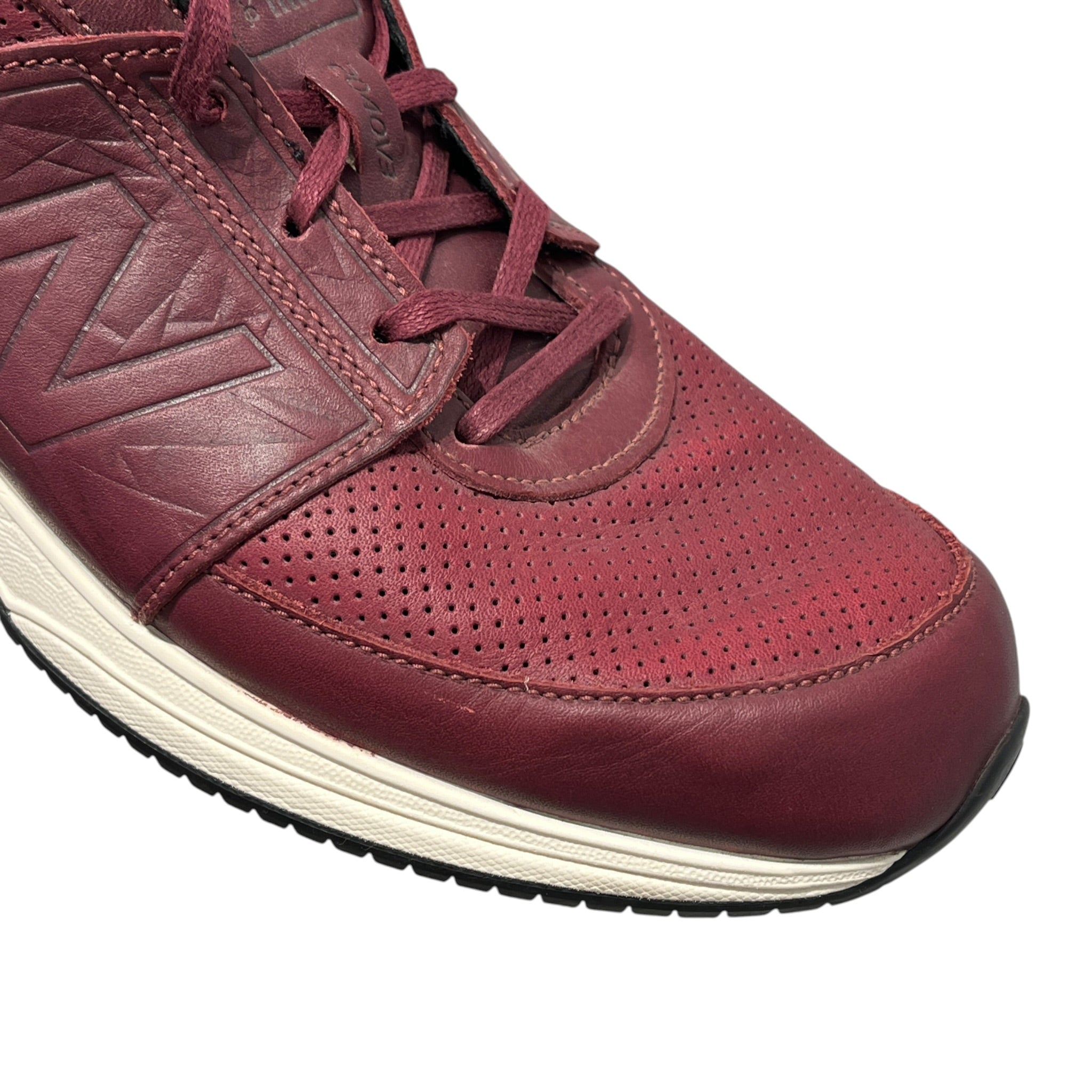 NEW BALANCE/Low-Sneakers/US 12.5/Leather/BRD/2040v3 oxblood HANDMADE view 6
