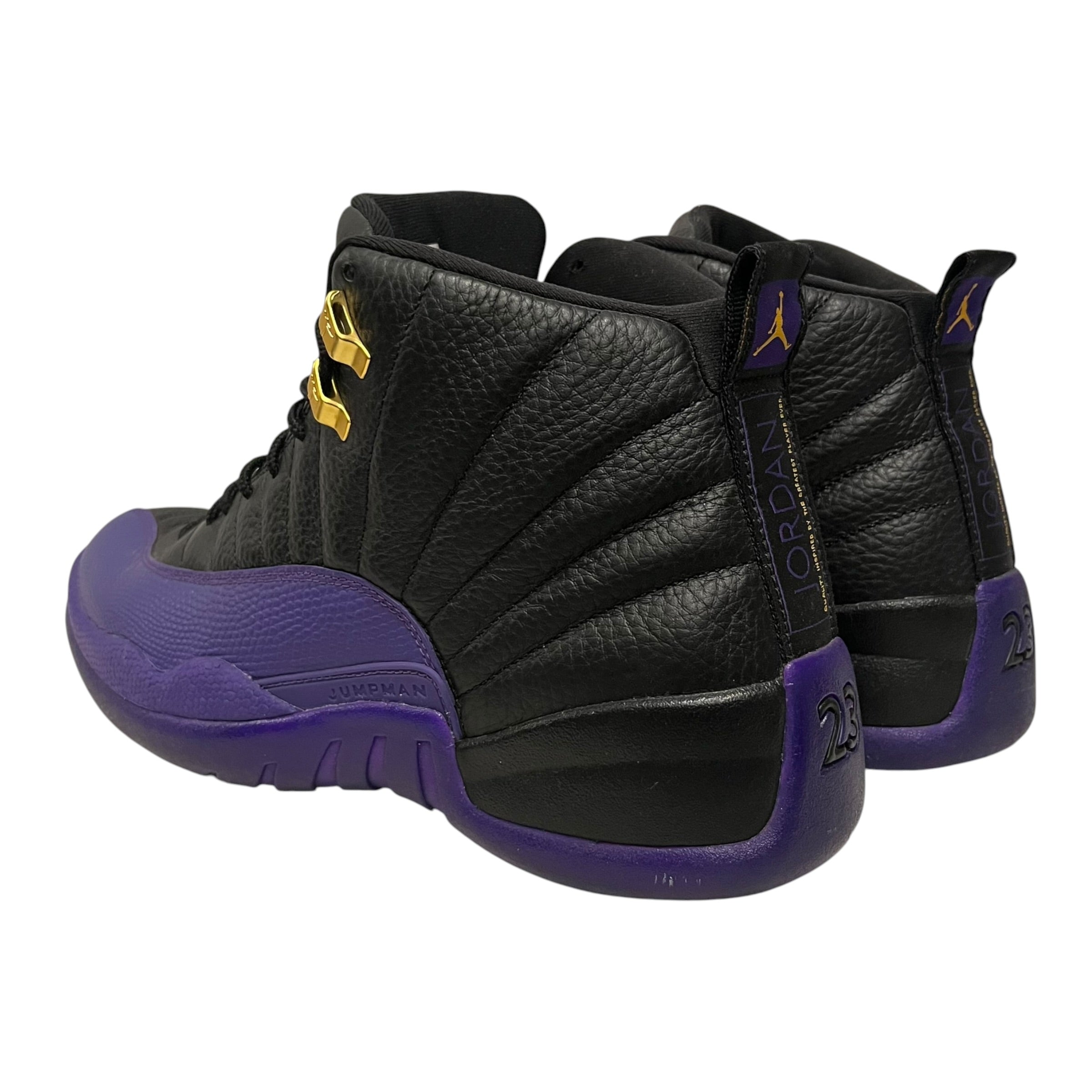 NIKE/Hi-Sneakers/US 12/Leather/PPL/aj12 field purple view 2