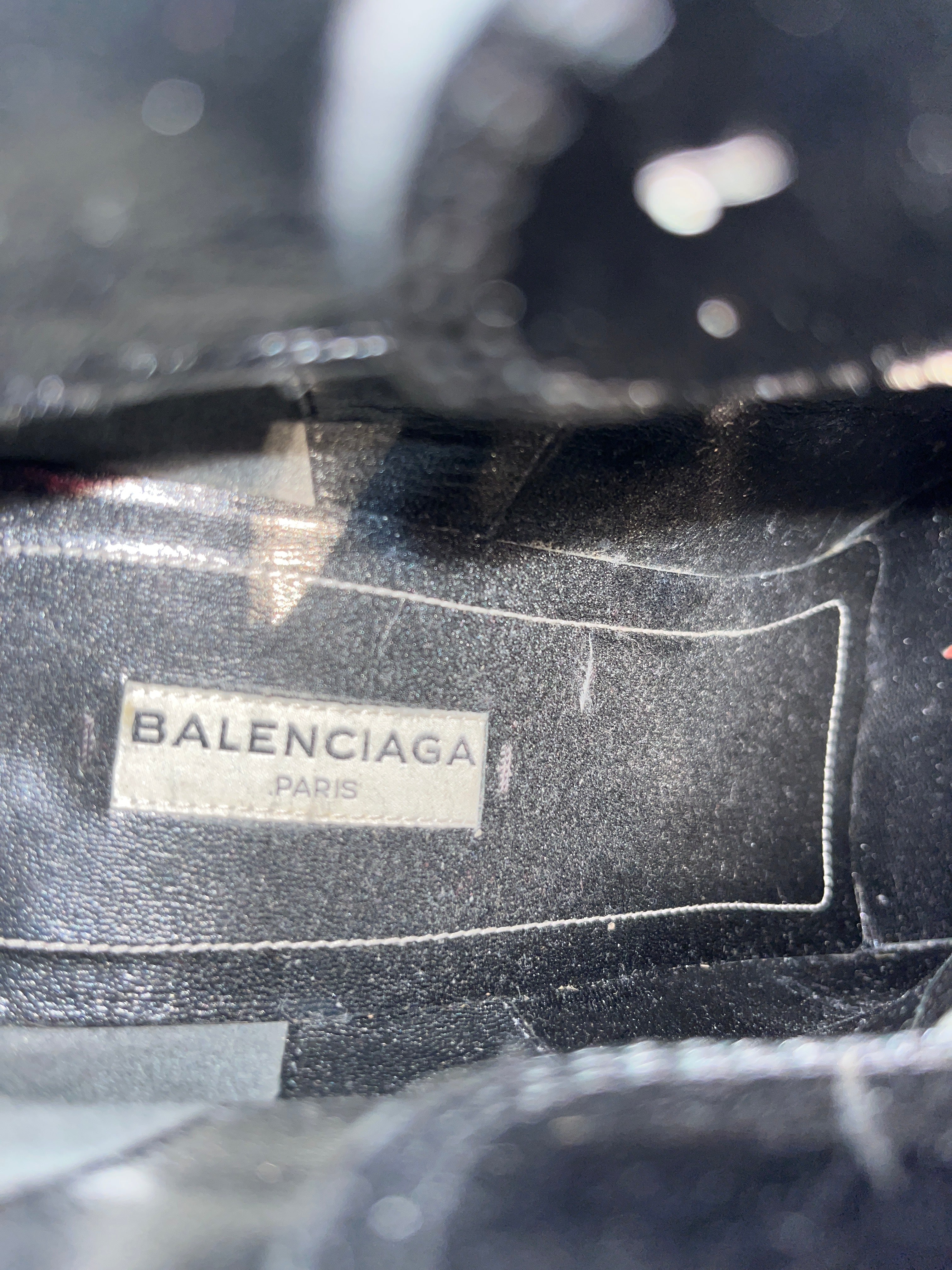 BALENCIAGA/Ankle Boots/EU 40/Leather/BLK/WEDGE BUCKLE SNEAKER view 4
