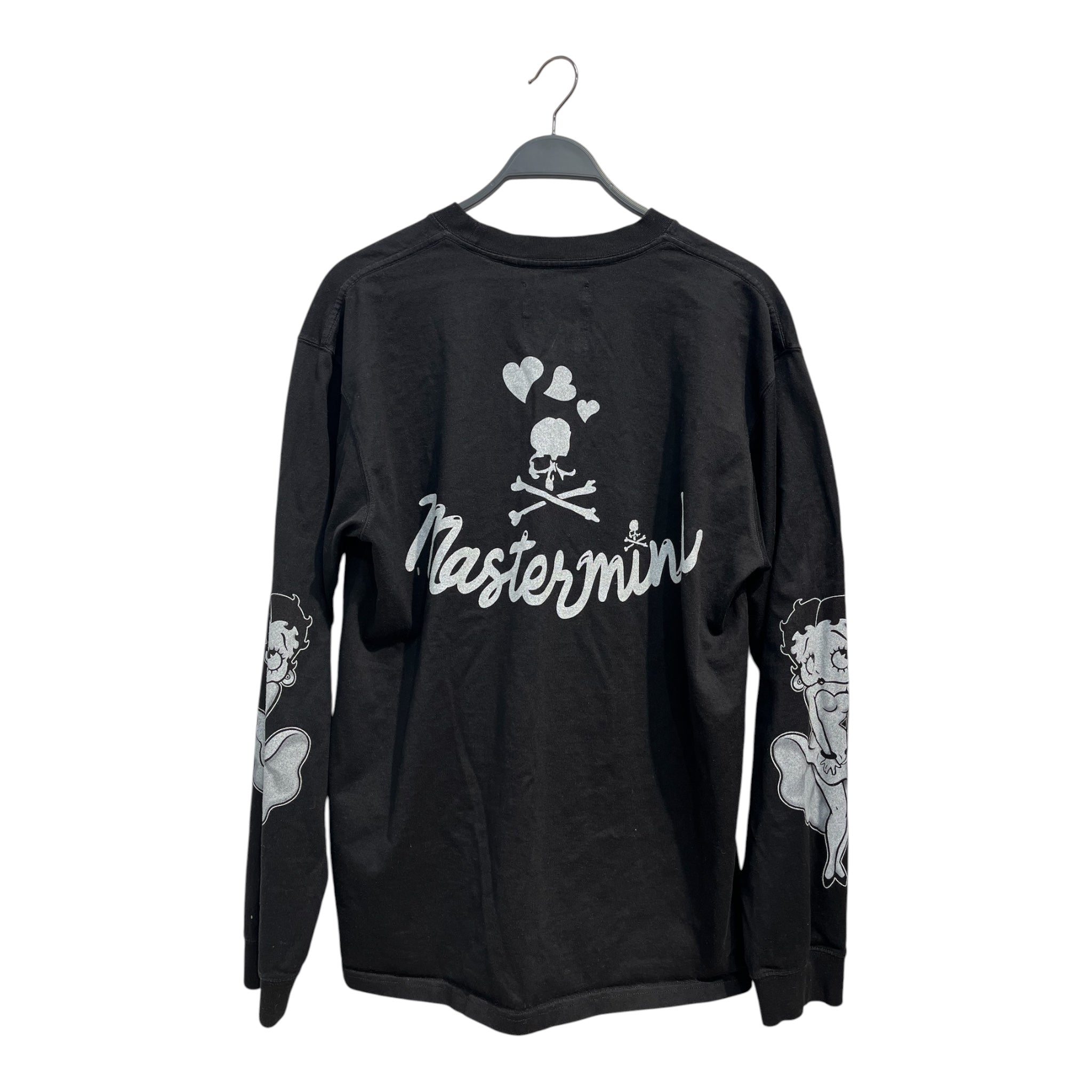 MASTERMIND WORLD/LS T-Shirt/L/Cotton/BLK/Graphic/BETTY BOOP LONGSLEEVE view 2