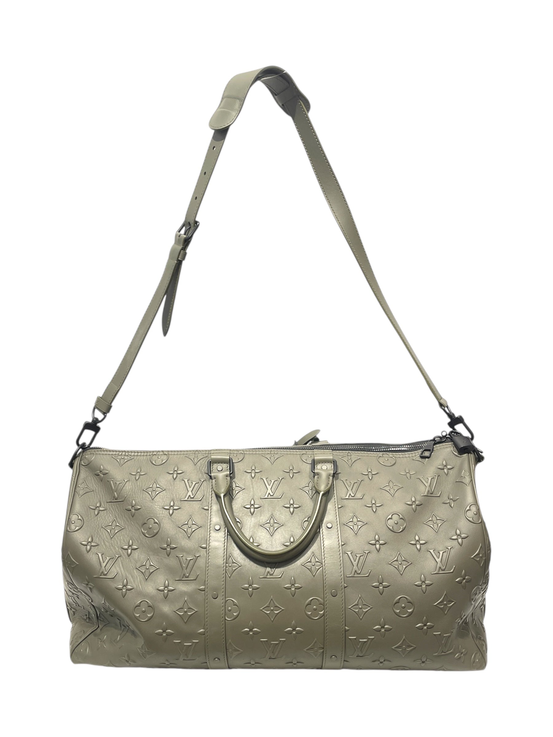 LOUIS VUITTON/Luggage/L/XL/Monogram/GRN/Mnogram Seal Keepall 50 view 1