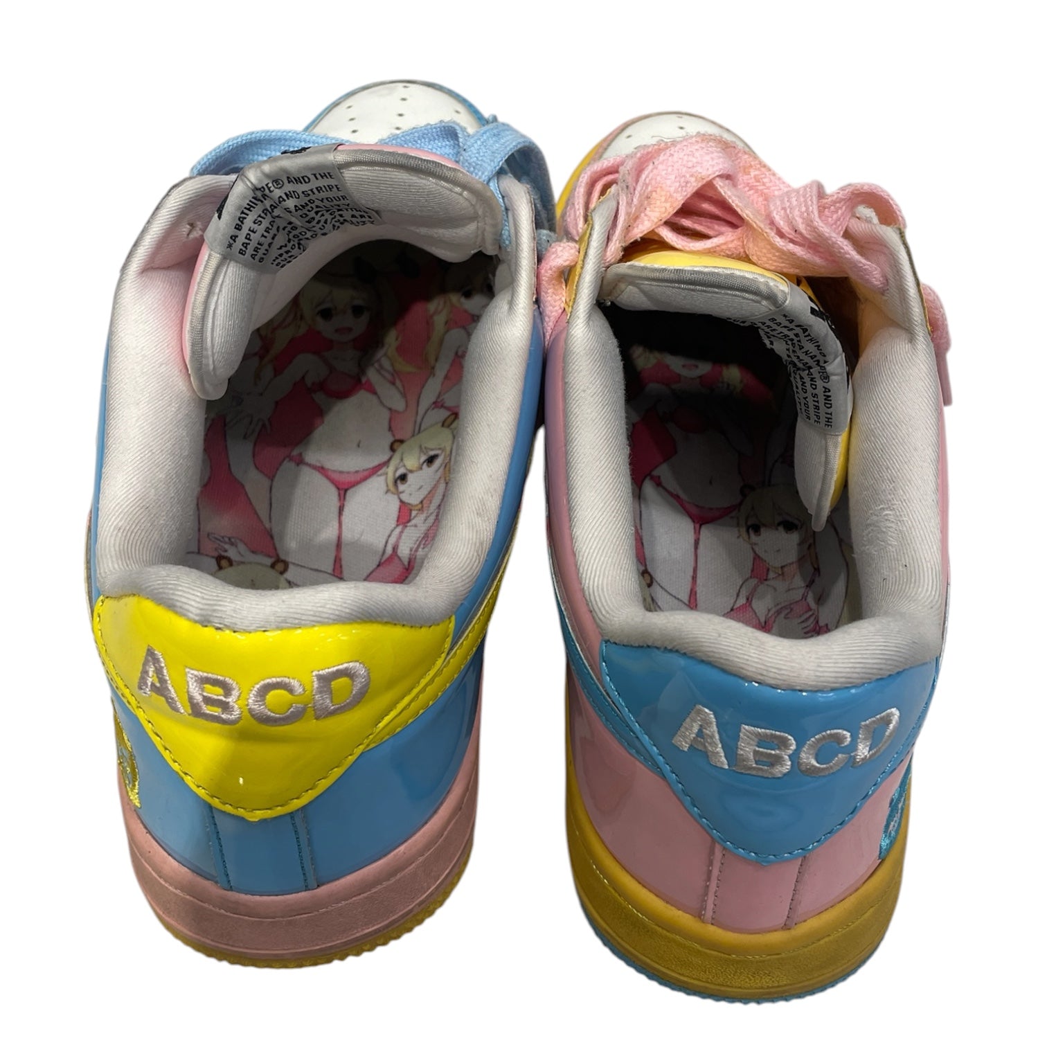 BAPE STA!/Low-Sneakers/US 11/Nylon/PNK/ANIMEGIRL view 4