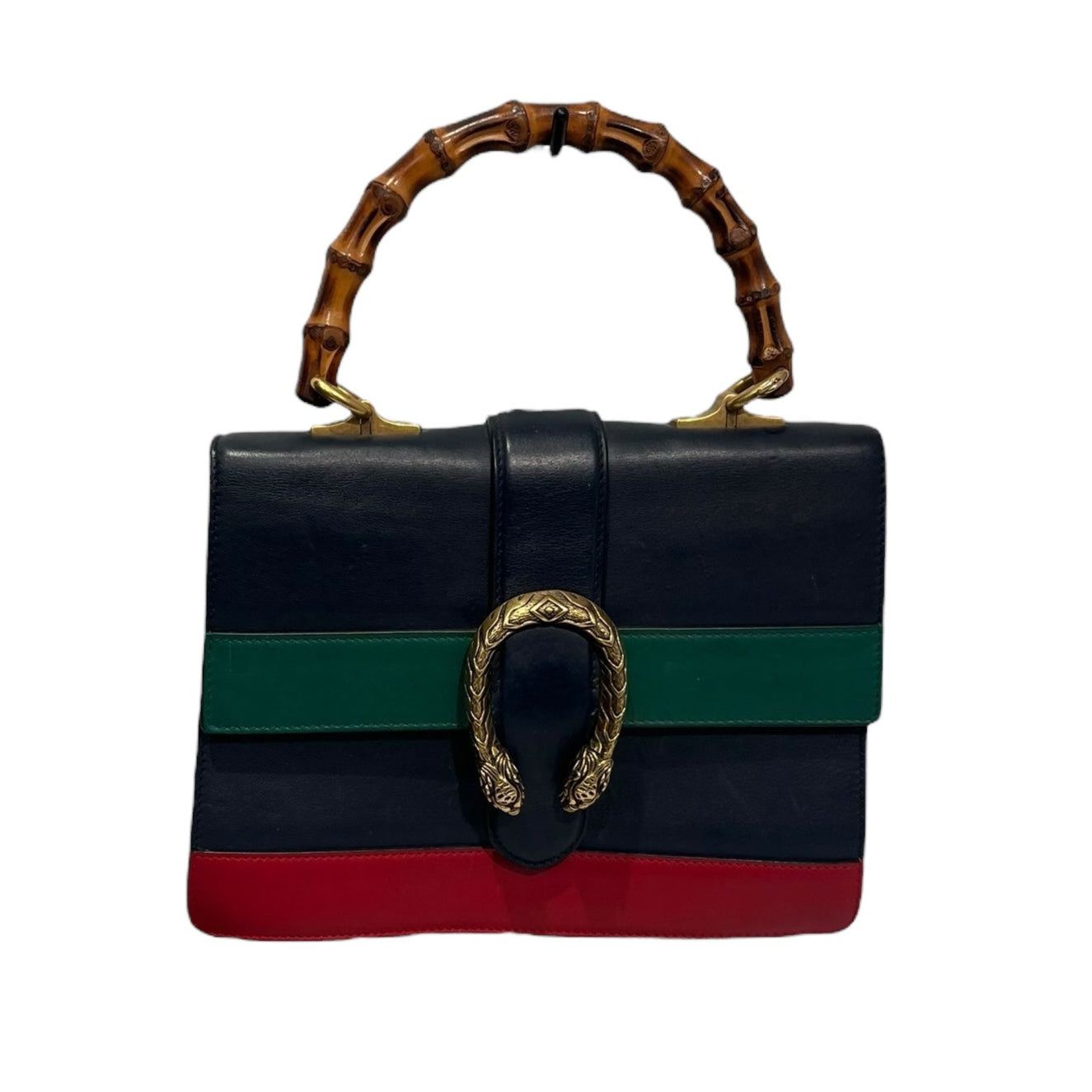 GUCCI/Hand Bag/M/Leather/NVY/448075493075 sylvie dionysus view 1