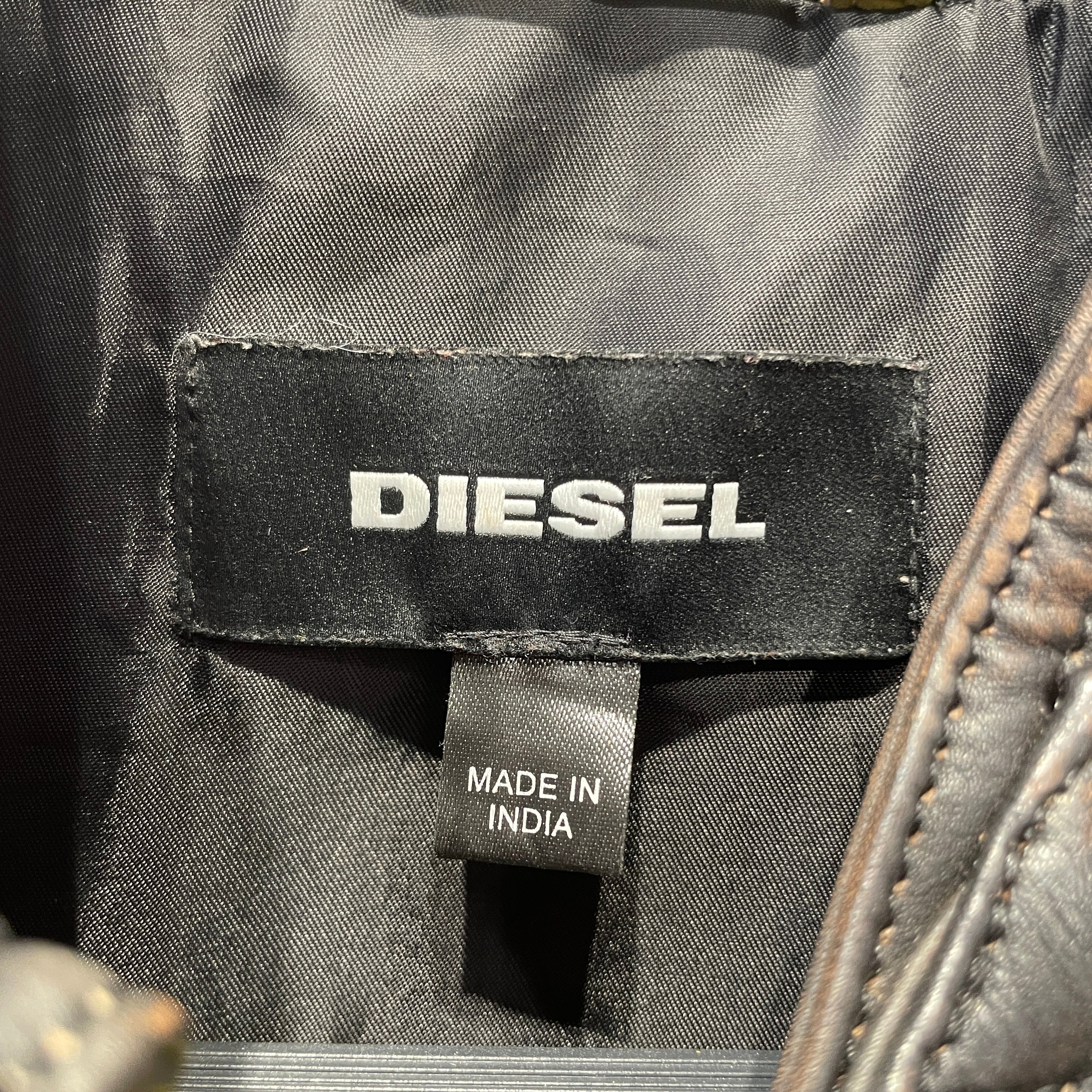 DIESEL/Riders Jkt (S)/S/Leather/BRW/Stripe/ORANGE STRIPE MOTO JACKE view 3