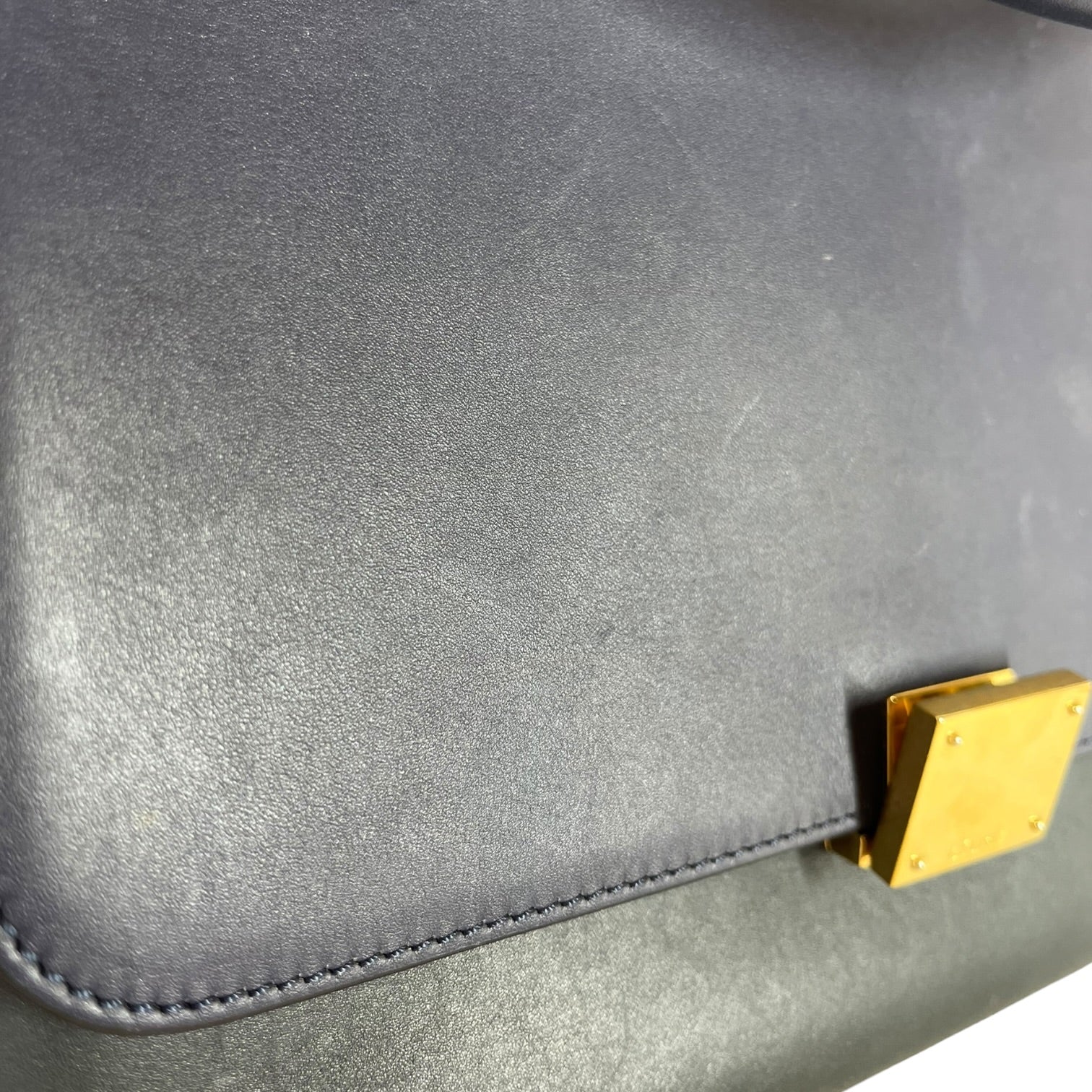 CELINE/Hand Bag/Leather/NVY/Trapeze Handbag Blue/Navy view 4