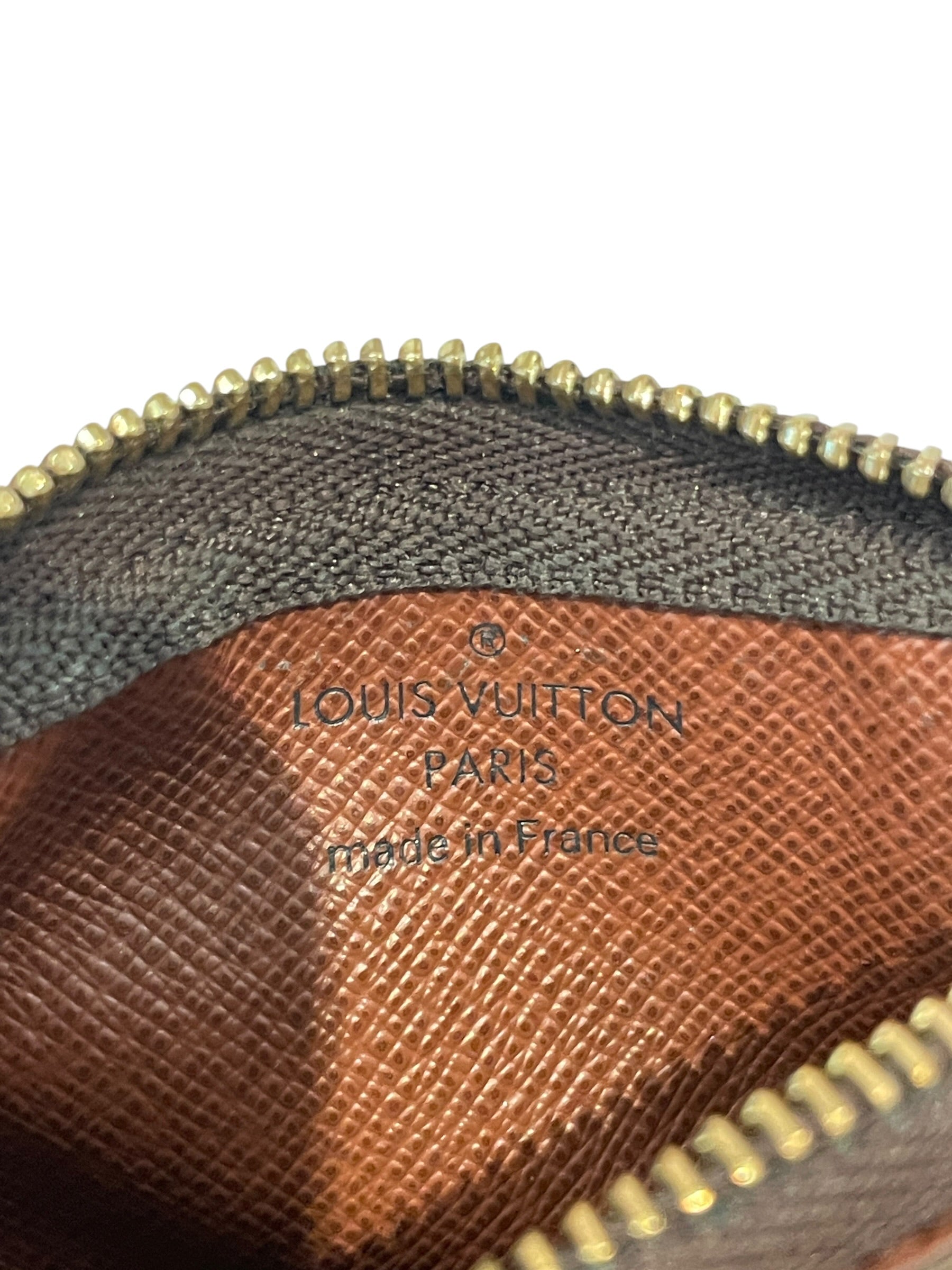 LOUIS VUITTON/Coin Wallet/Monogram/Leather/BRW/L's/ view 3