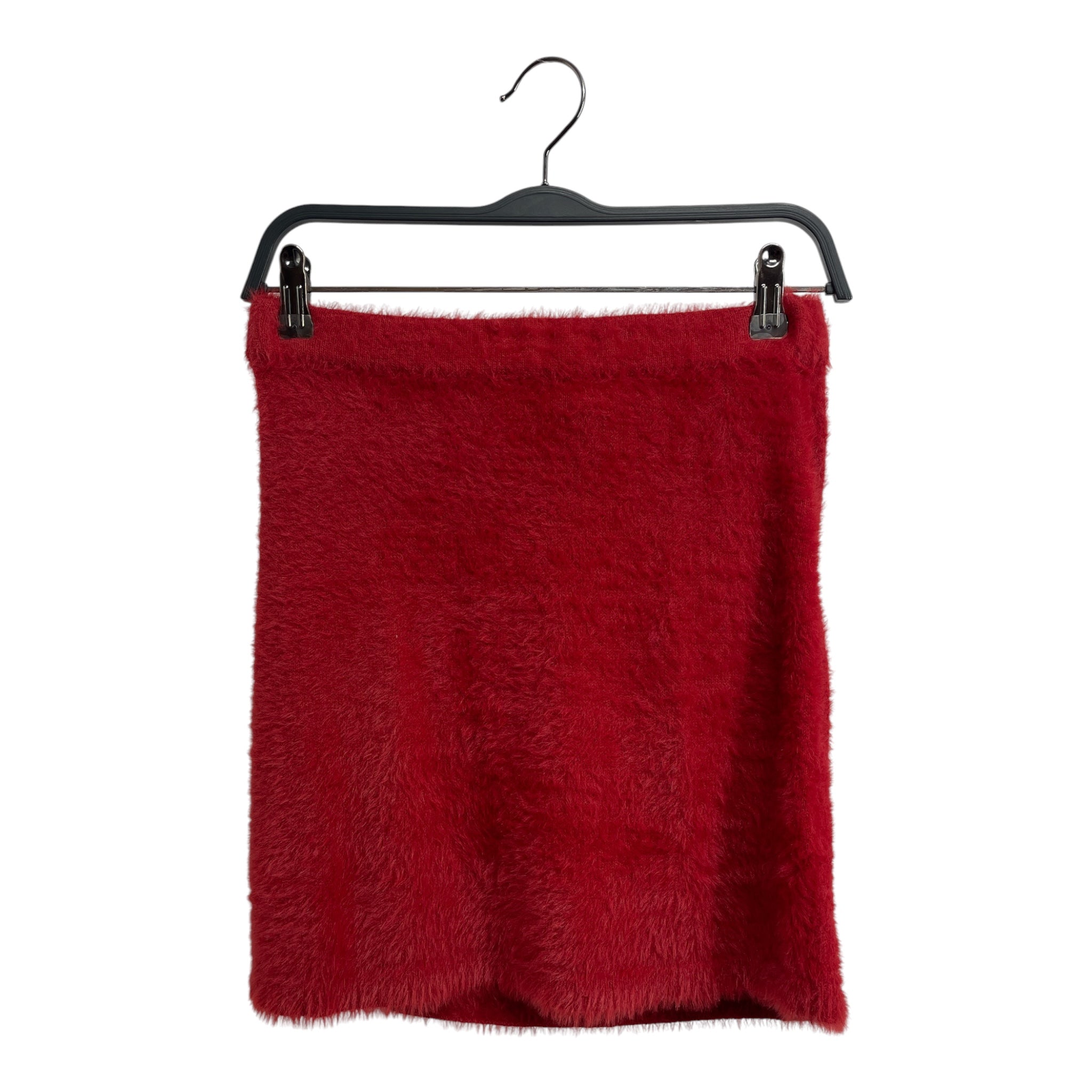 Helmut Lang/Skirt/S/Mohair/RED/Mini Length/red mohair mini skirt view 1