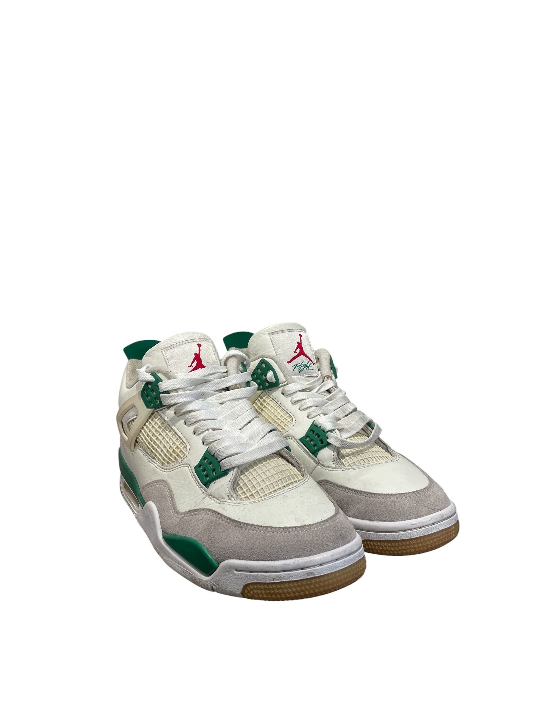 JORDAN BRAND/Hi-Sneakers/US 10/Leather/WHT/PINE GREEN AJ4 SB view 1