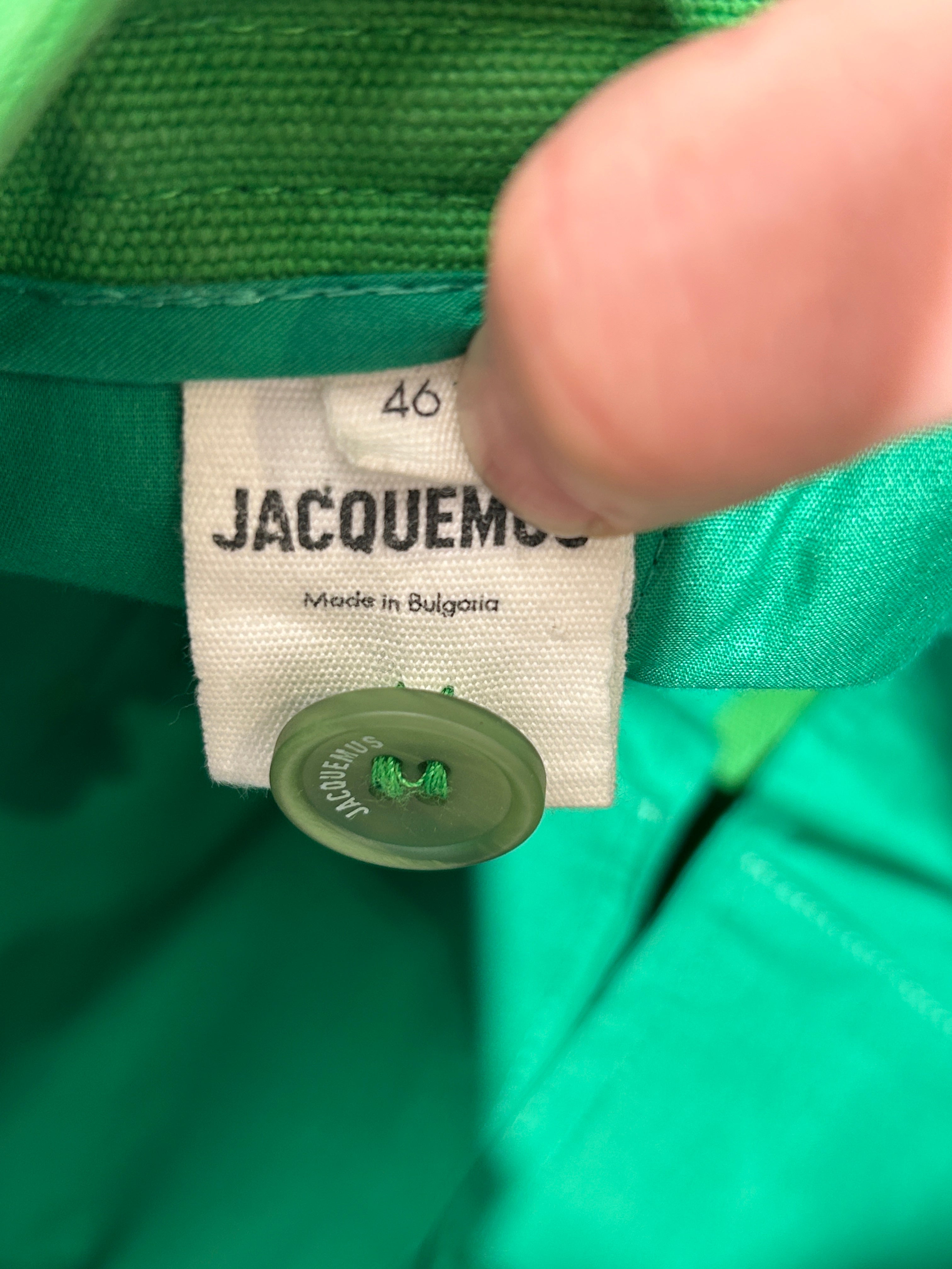 JACQUEMUS/Pants/29/Cotton/GRN/CANVAS CARO view 4