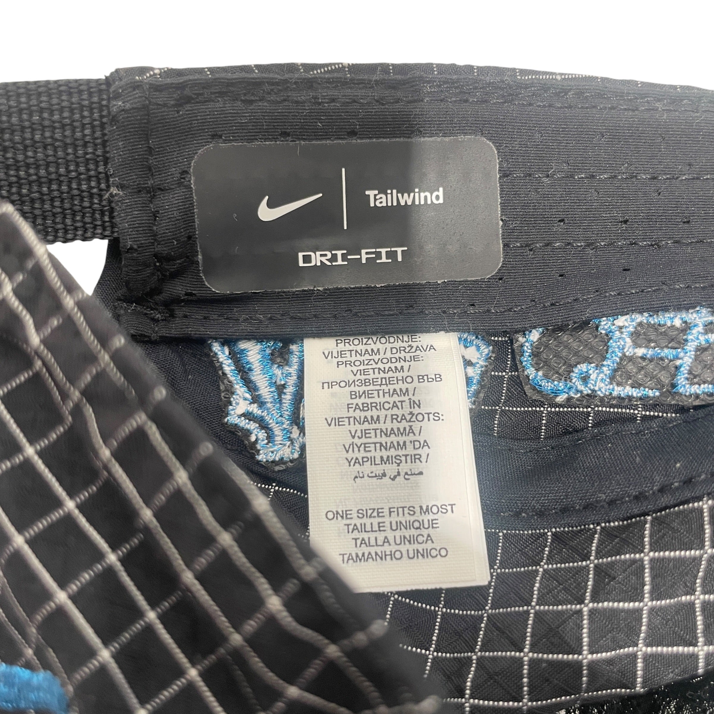 NIKE/OFF-WHITE/Hat/All Over Print/Nylon/BLK/ view 3
