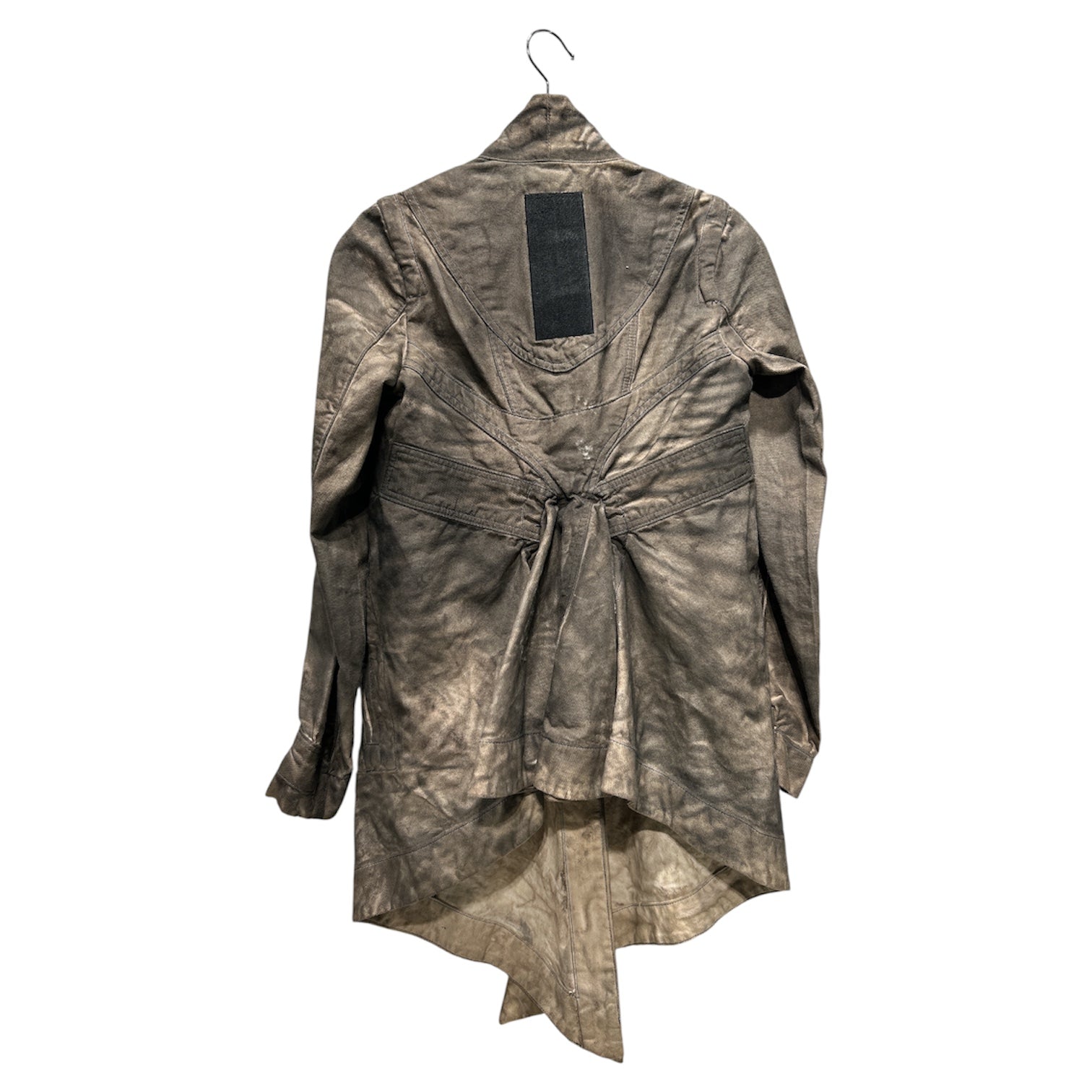 Rick Owens/Jacket/S/Cotton/BRW/90S SLAB AYSYMETRICAL JACKET view 2