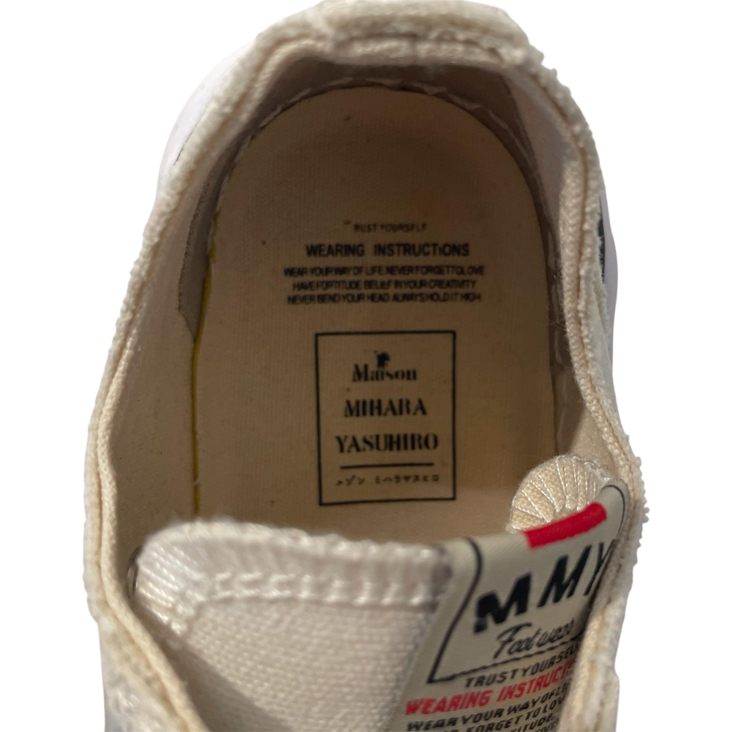 MIHARA YASUHIRO/Low-Sneakers/EU 37/Cotton/WHT/ view 3