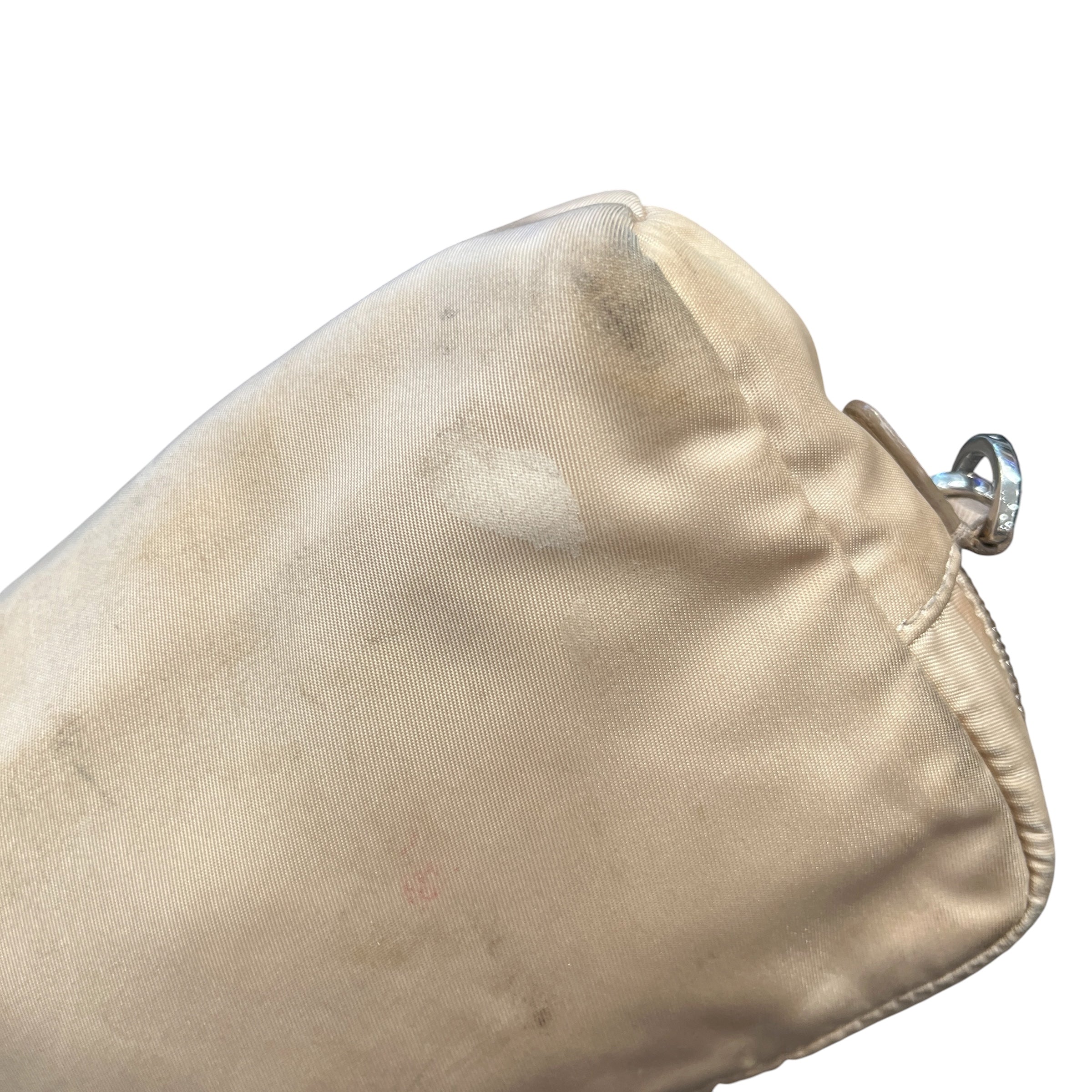 PRADA/Clutch Bag/Nylon/BEG/Re-edition Nylon Pouch view 4