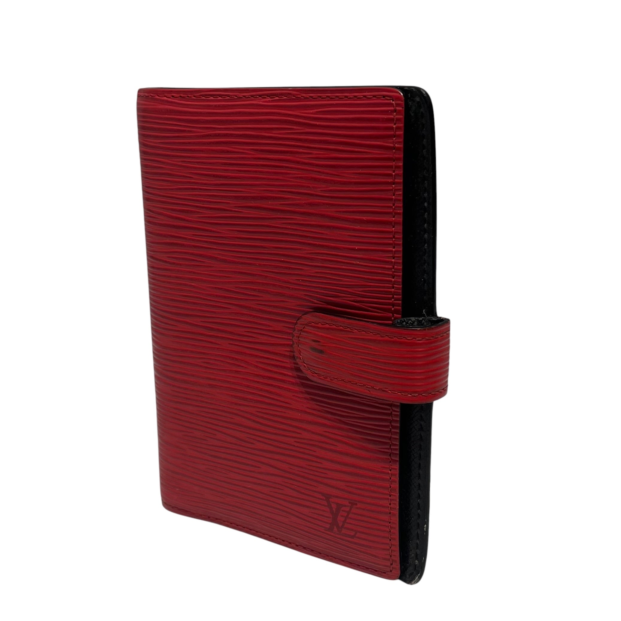 LOUIS VUITTON/Wallet/Leather/RED/agenda view 1
