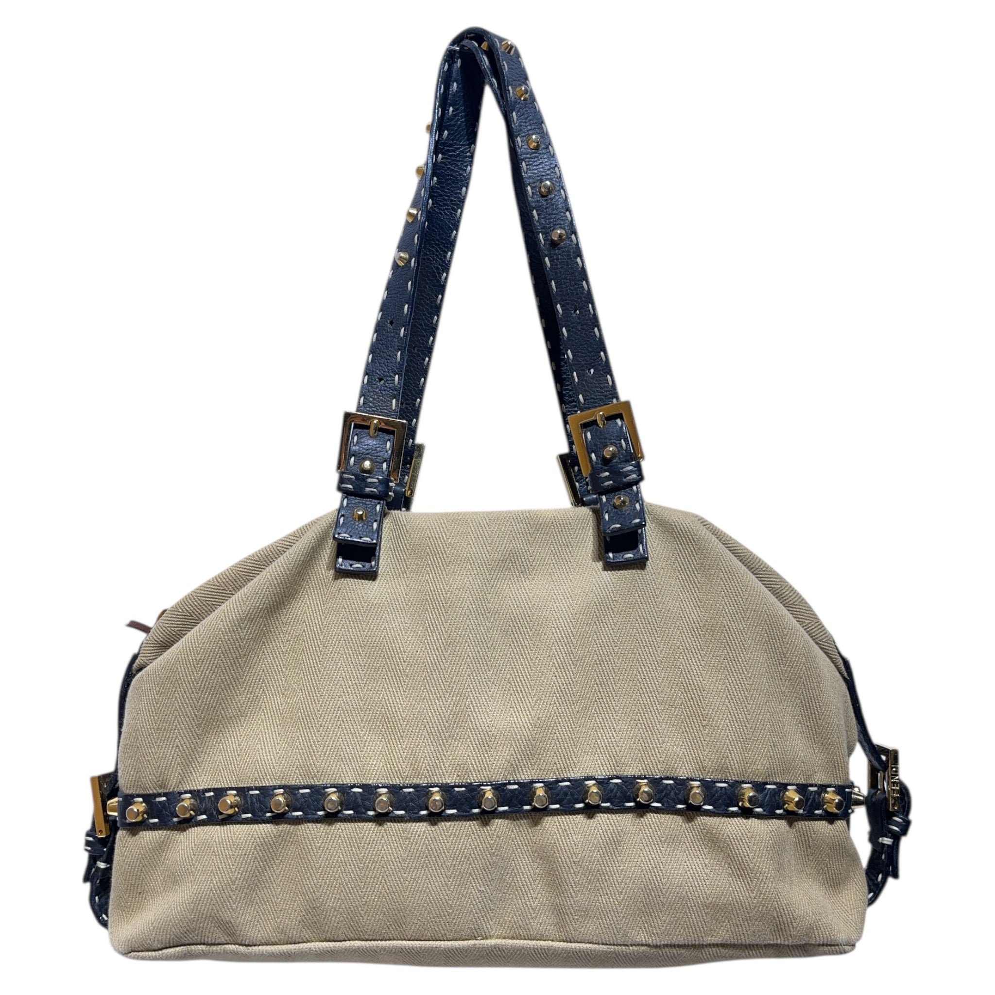 FENDI/Hand Bag/Cotton/CML/CANVAS SELLERIA view 3