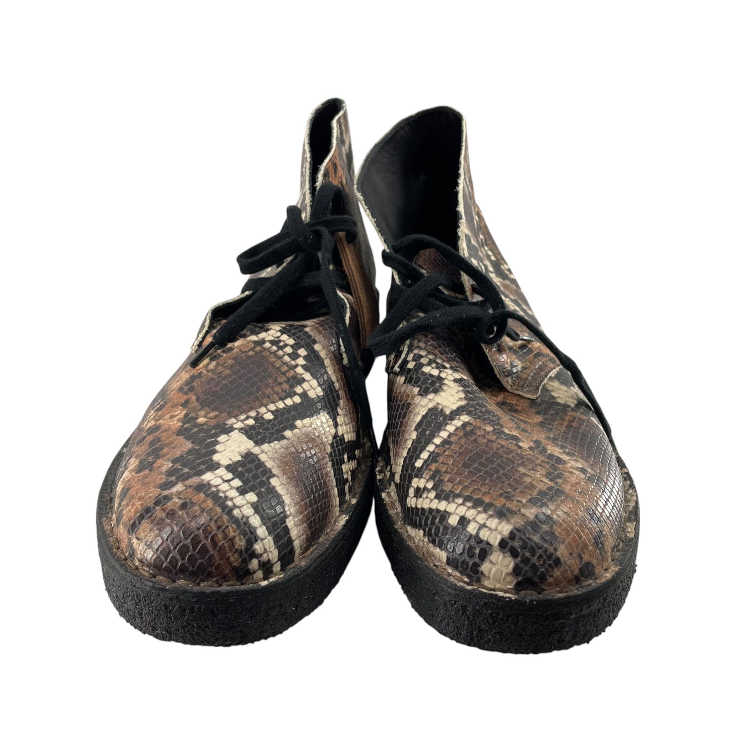 AIME LEON DORE/Clarks/Hi-Sneakers/US 13/All Over Print/Leather/BRW/SNAKESKIN view 6