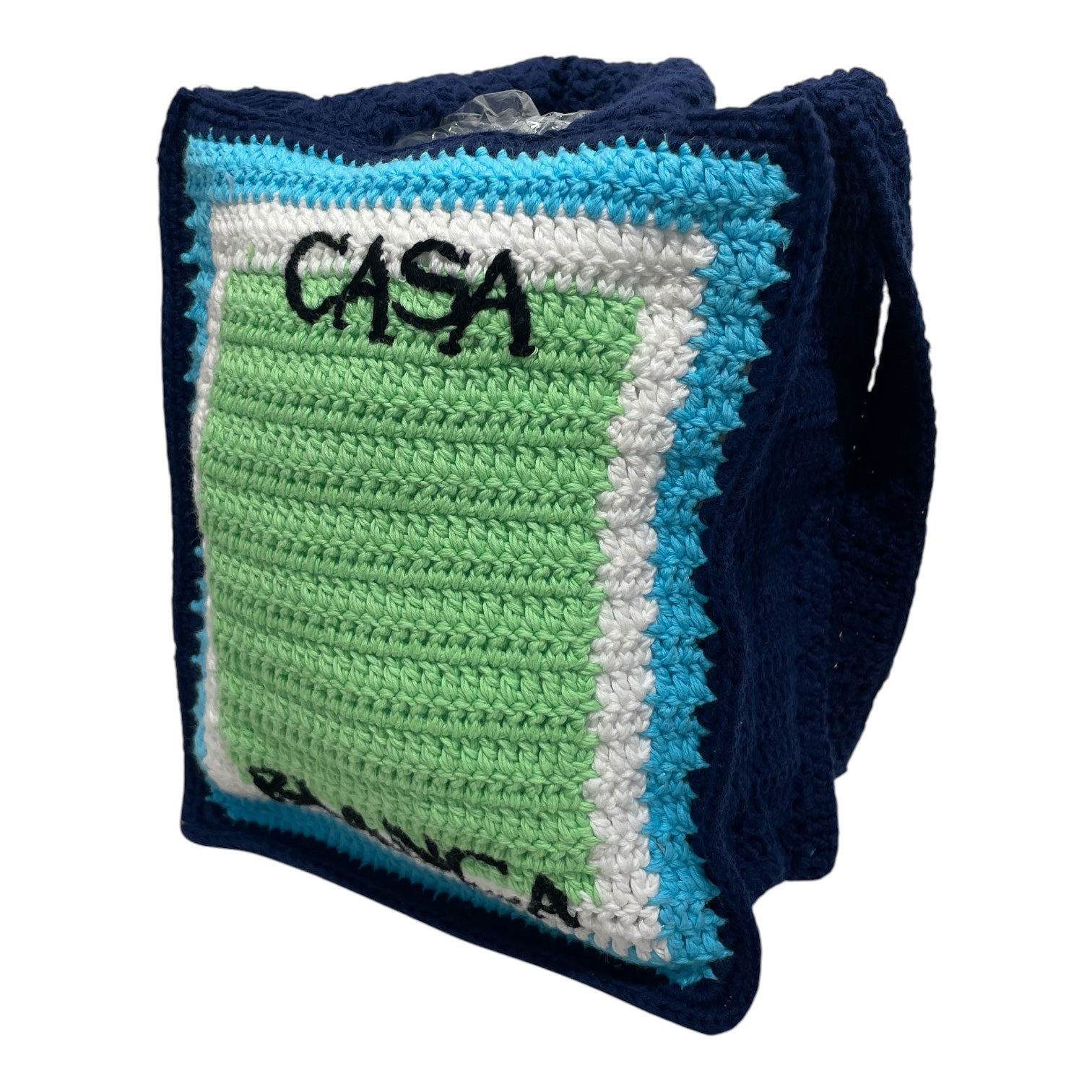 CASABLANCA/Bag/NVY/CROCHET view 4